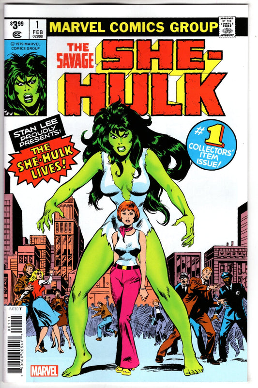 MARVEL PRH COMIC BOOK SAVAGE SHE-HULK #1 FACSIMILE EDITION