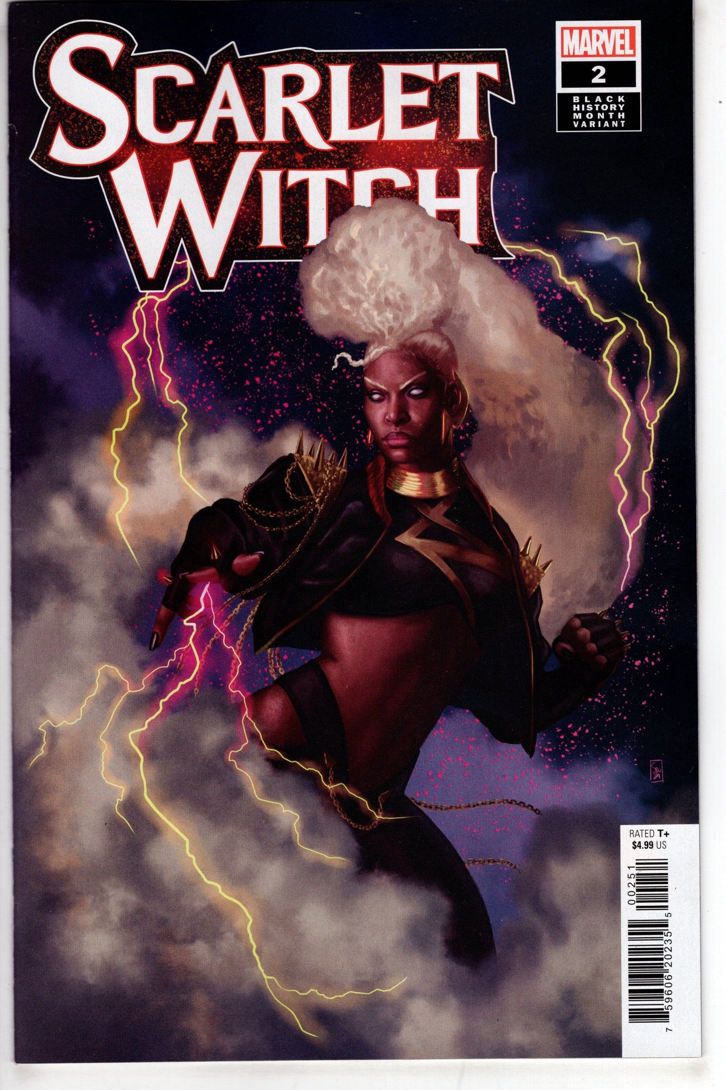MARVEL PRH COMIC BOOK SCARLET WITCH #2 SOUZA STORM BLACK HISTORY MONTH VAR