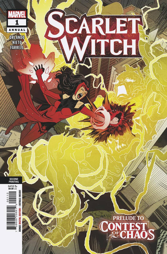 MARVEL PRH COMIC BOOK SCARLET WITCH ANNUAL #1 2ND PTG CARLO NIETO VAR