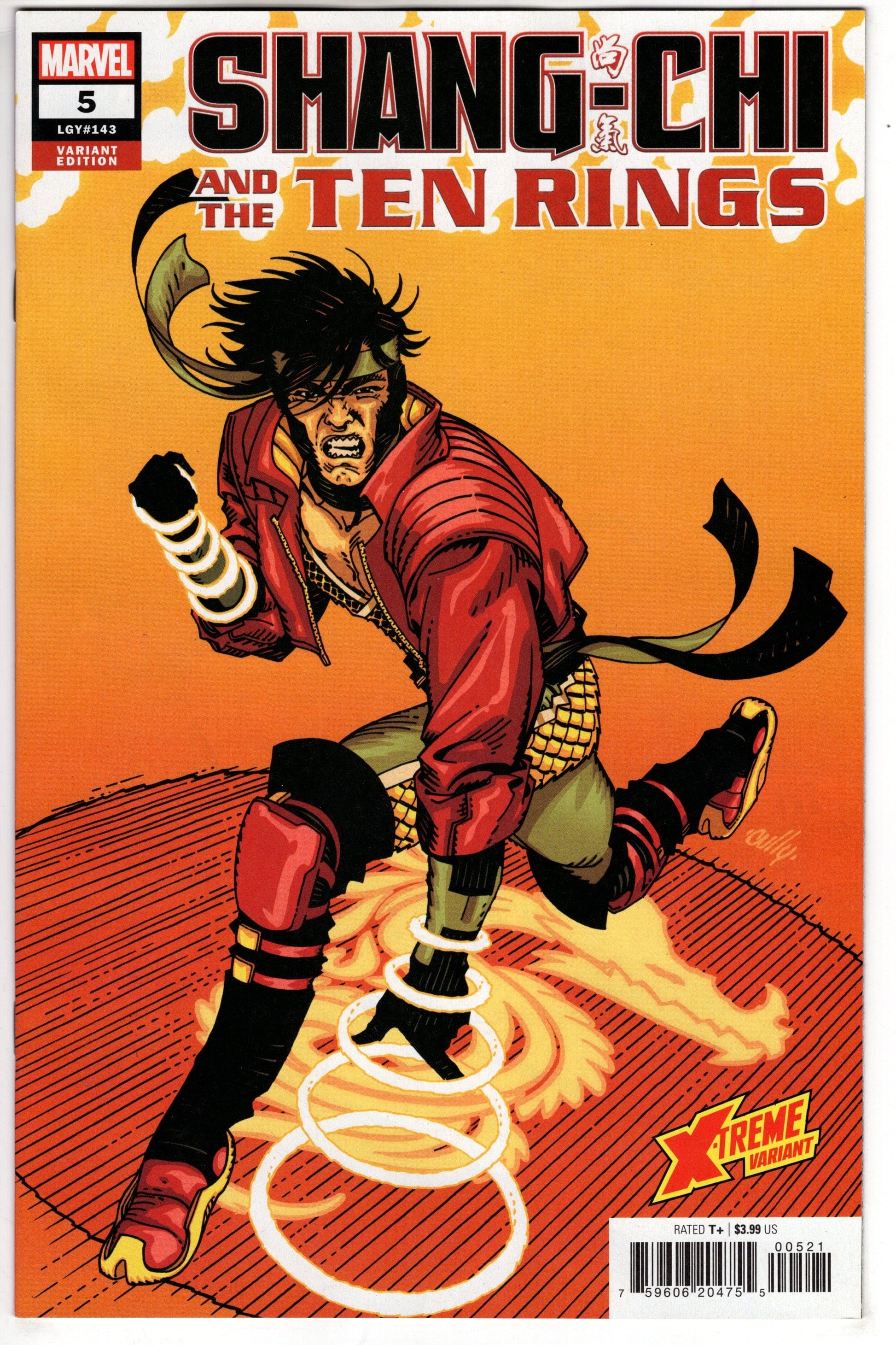 MARVEL PRH COMIC BOOK SHANG-CHI AND TEN RINGS #5 HAMNER X-TREME MARVEL VARIANT