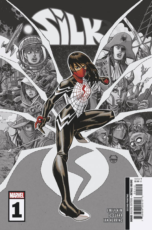 MARVEL PRH COMIC BOOK SILK #1 (OF 5) 2ND PTG DAVE JOHNSON VAR
