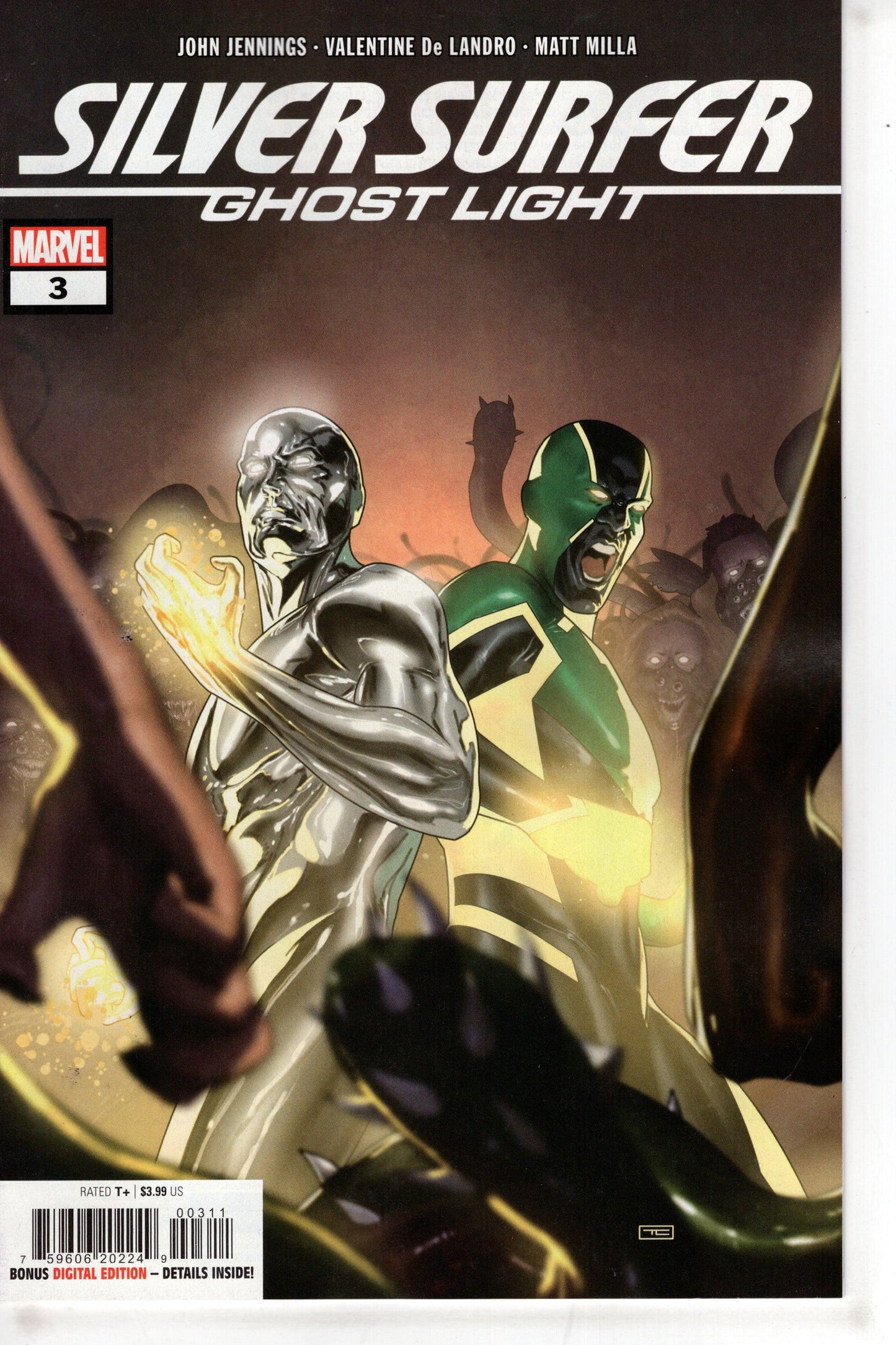 MARVEL PRH COMIC BOOK SILVER SURFER GHOST LIGHT #3