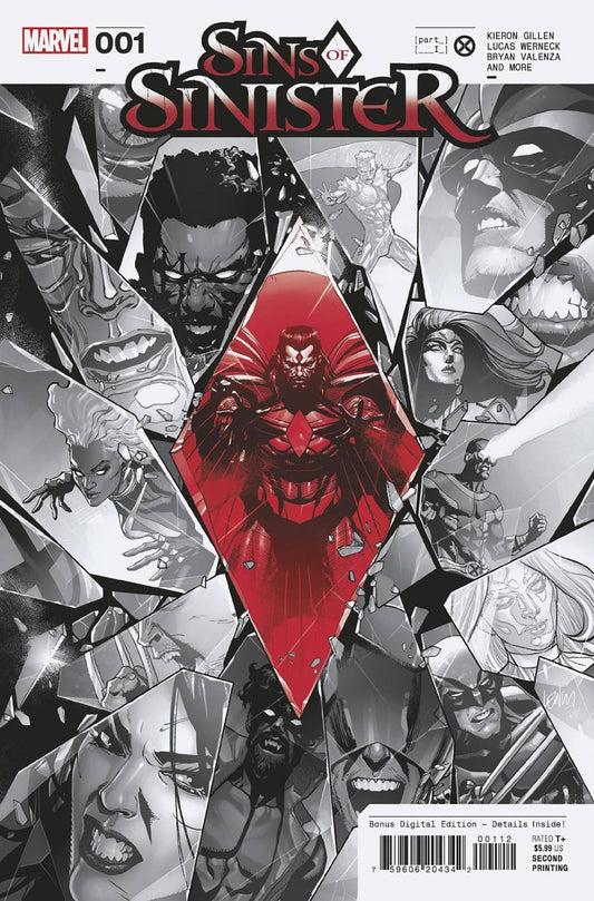 MARVEL PRH COMIC BOOK SINS OF SINISTER #1 2ND PTG LEINIL YU VAR