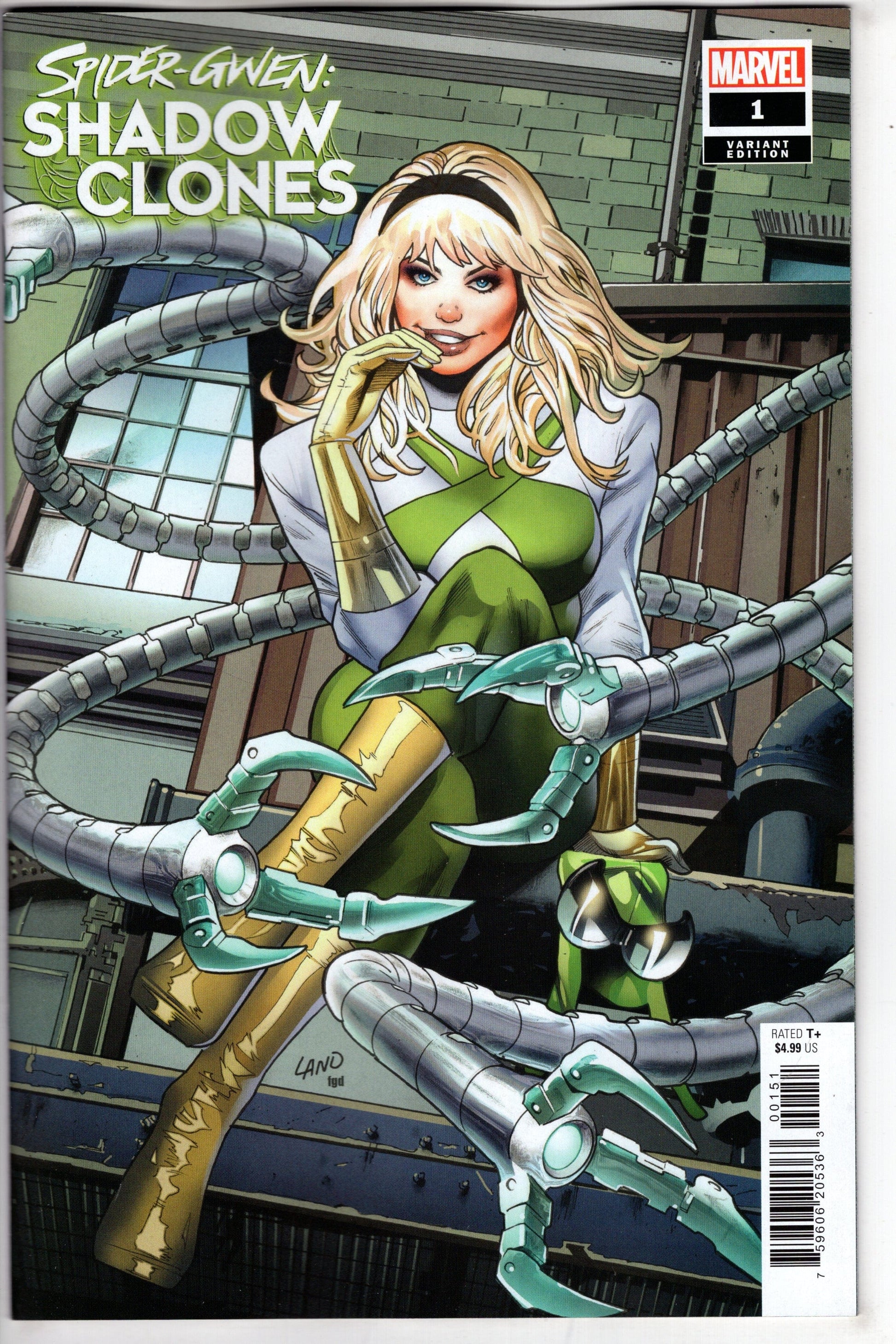 MARVEL PRH COMIC BOOK SPIDER-GWEN SHADOW CLONES #1 LAND VAR