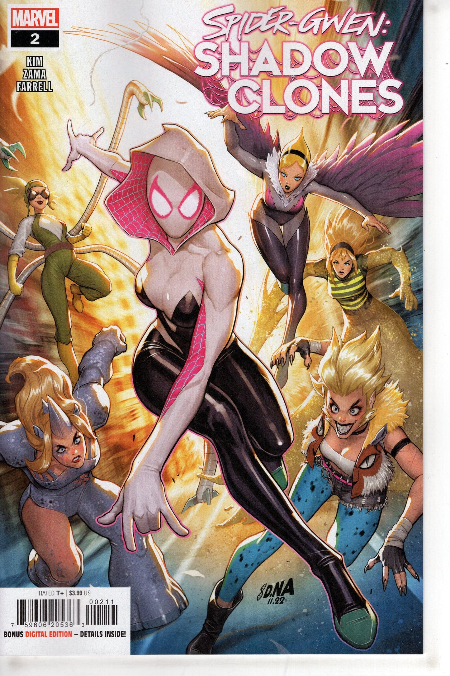 MARVEL PRH COMIC BOOK SPIDER-GWEN SHADOW CLONES #2