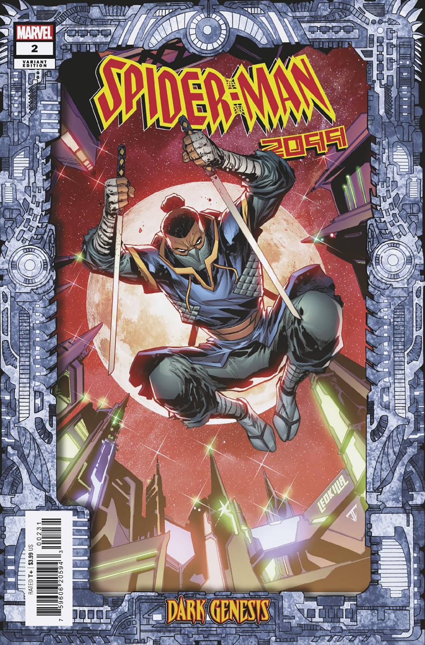 MARVEL PRH COMIC BOOK SPIDER-MAN 2099 DARK GENESIS #2 (OF 5) LASHLEY FRAME VAR