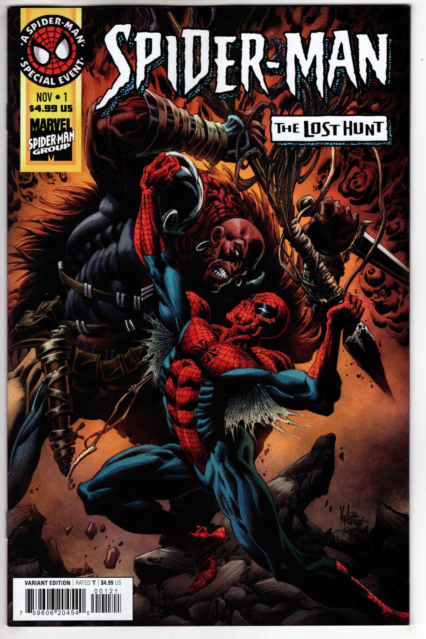 MARVEL PRH COMIC BOOK Spider-Man Lost Hunt #1 VARIANT