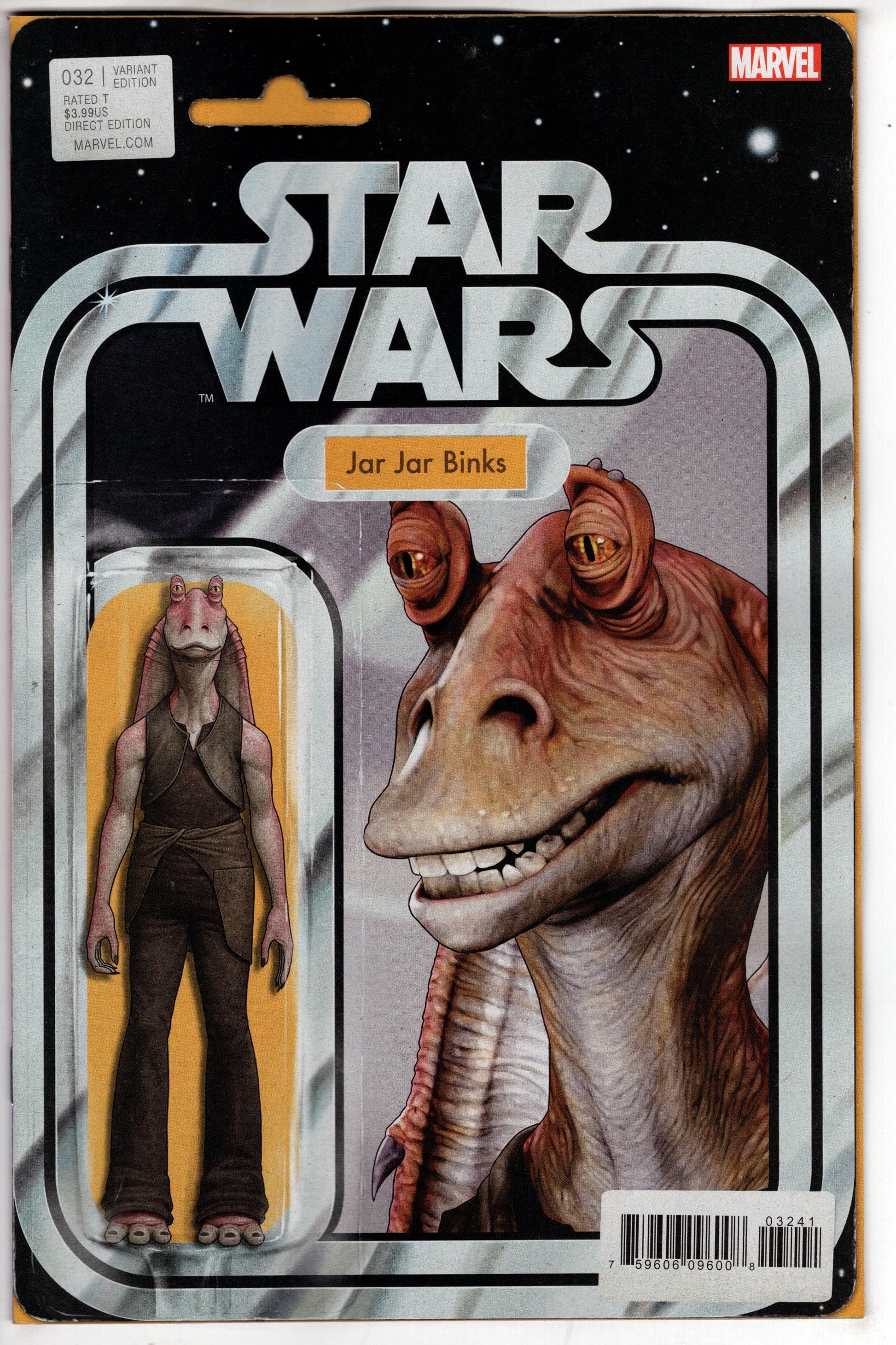 MARVEL PRH COMIC BOOK STAR WARS #32 CHRISTOPHER ACTION FIGURE VAR