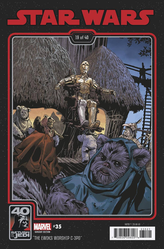 MARVEL PRH COMIC BOOK STAR WARS #35 SPROUSE RETURN OF THE JEDI 40TH ANNIV VAR