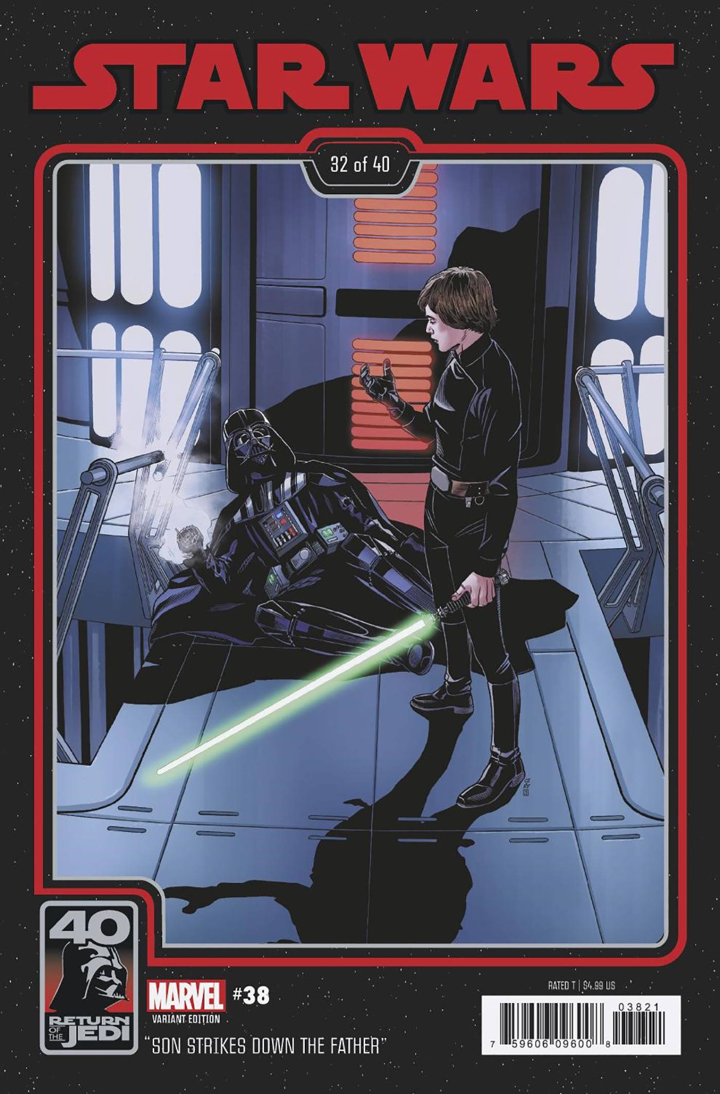 MARVEL PRH COMIC BOOK STAR WARS #38 SPROUSE RETURN OF THE JEDI 40TH ANNIV VAR