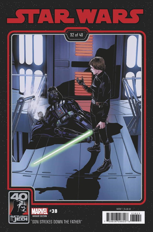 MARVEL PRH COMIC BOOK STAR WARS #38 SPROUSE RETURN OF THE JEDI 40TH ANNIV VAR