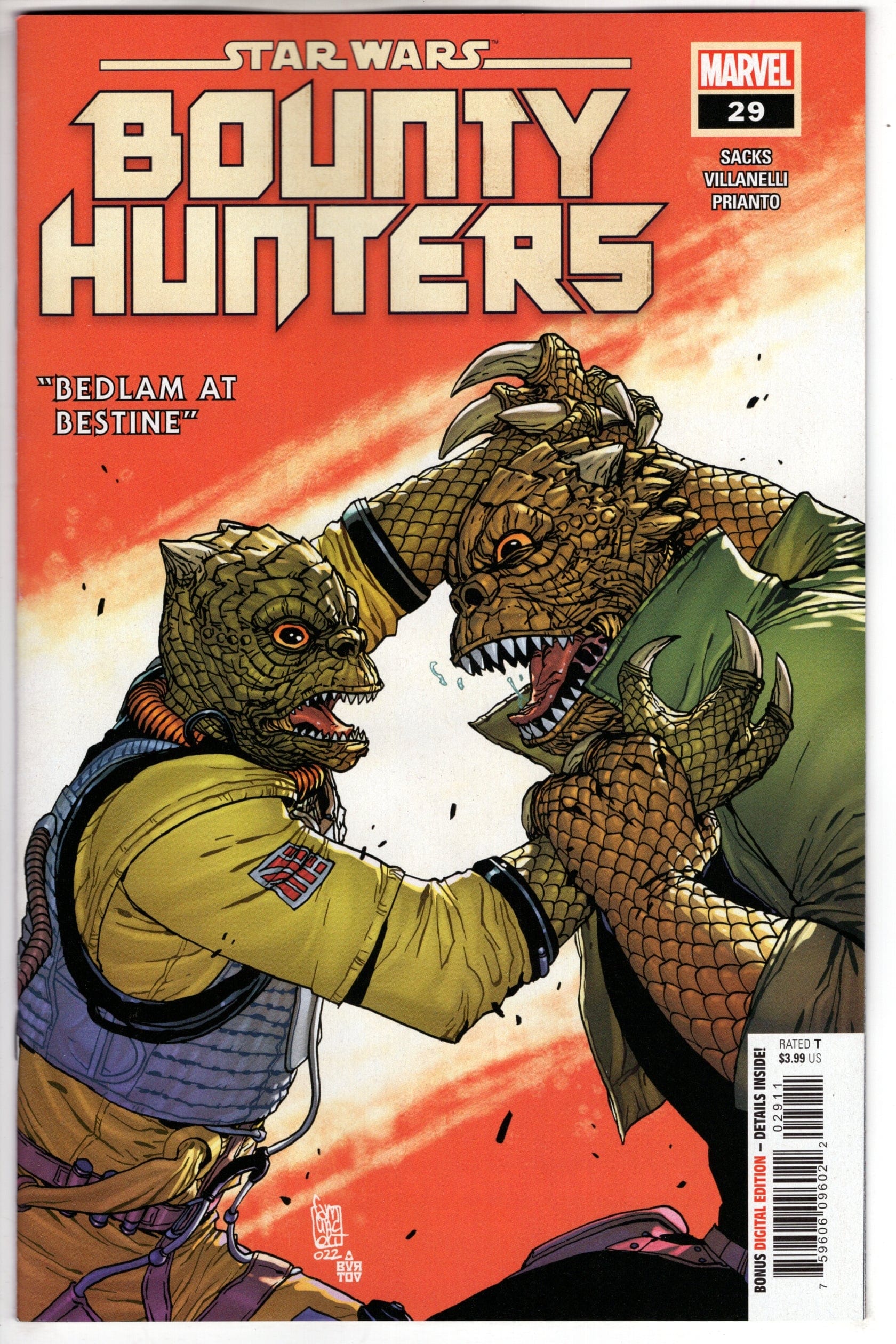 MARVEL PRH COMIC BOOK STAR WARS BOUNTY HUNTERS #29