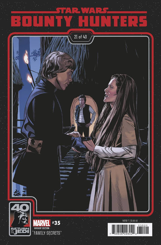 MARVEL PRH COMIC BOOK STAR WARS BOUNTY HUNTERS #35 RETURN OF JEDI 40TH ANNIV VAR