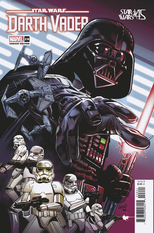 MARVEL PRH COMIC BOOK STAR WARS DARTH VADER #28 LAND NEW HOPE 45TH ANNIVERSARY VARIANT