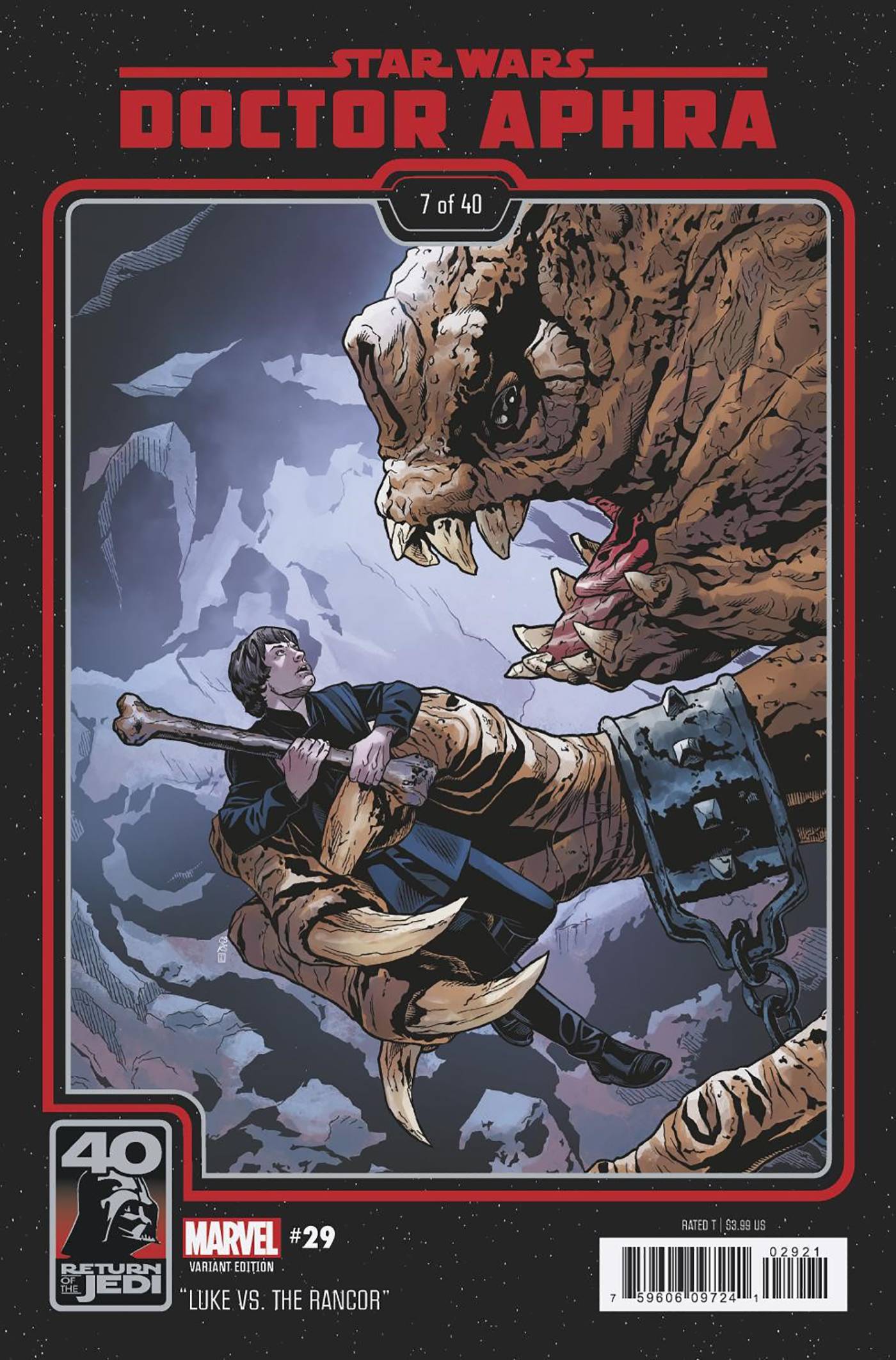 MARVEL PRH COMIC BOOK STAR WARS DOCTOR APHRA #29 SPROUSE RETURN JEDI 40TH ANNIV VA