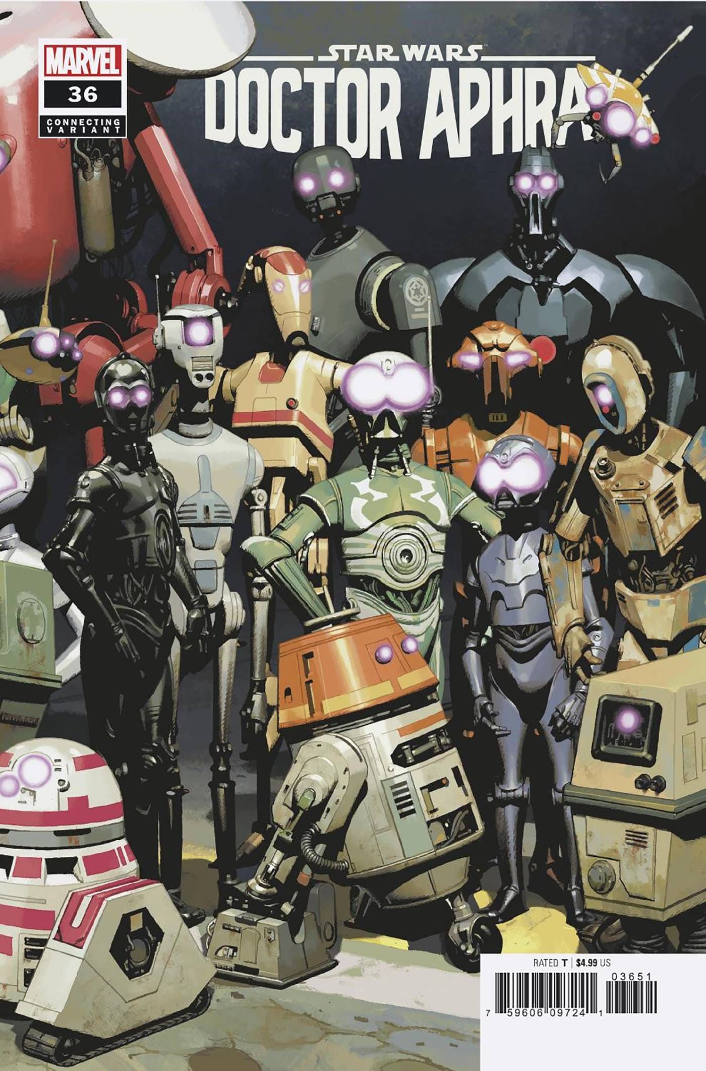 MARVEL PRH COMIC BOOK STAR WARS DOCTOR APHRA #36 CASANOVAS DROIDS CONNECT VAR