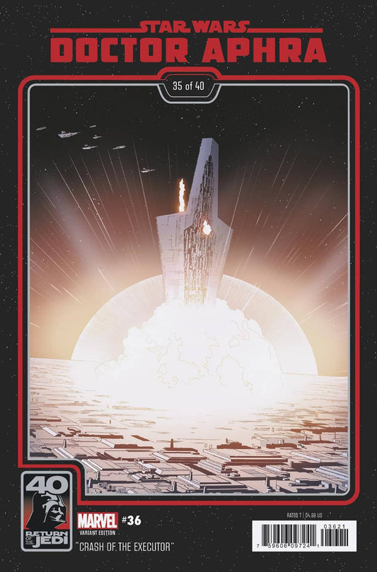 MARVEL PRH COMIC BOOK STAR WARS DOCTOR APHRA #36 RETURN JEDI 40TH ANNIV VAR