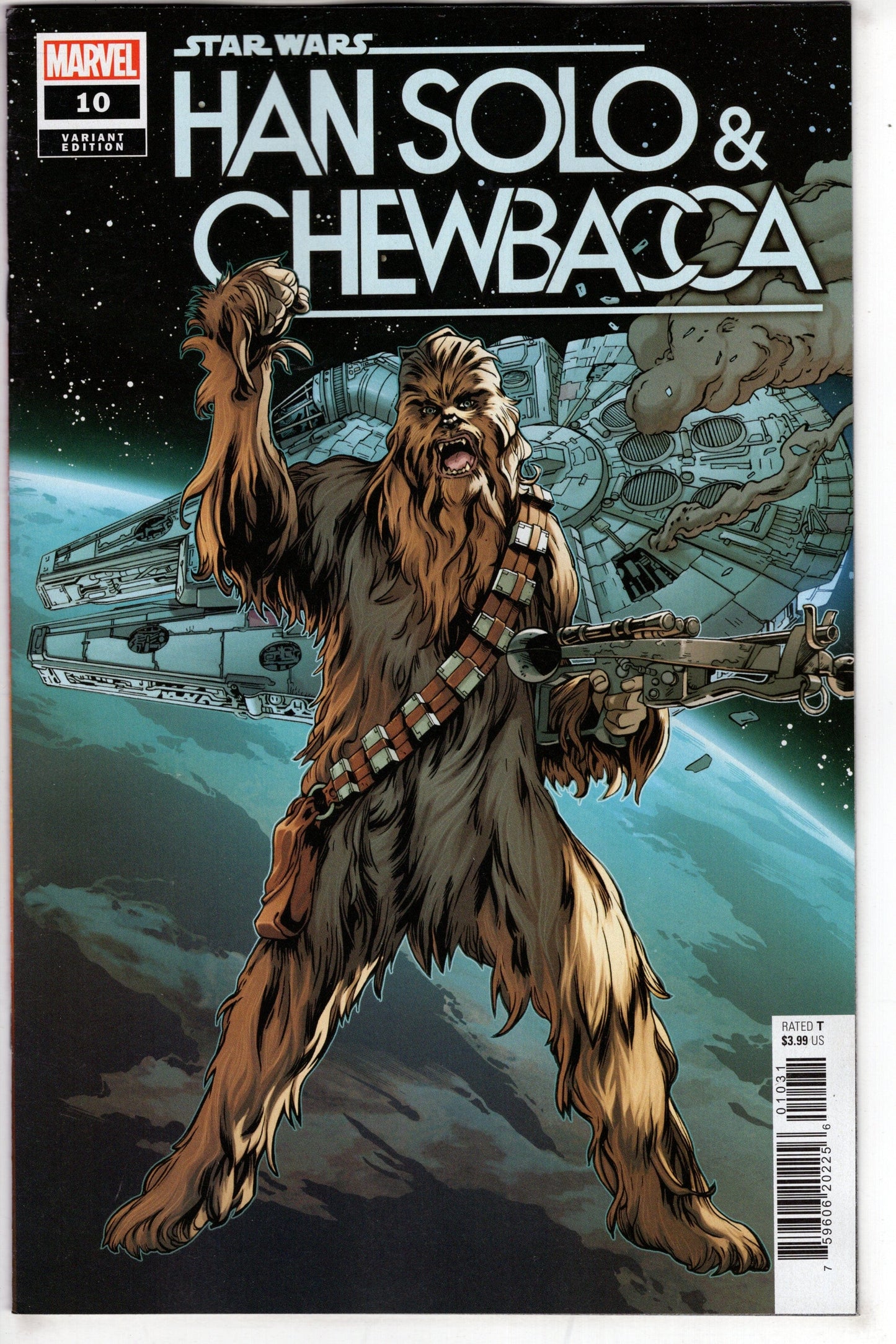 MARVEL PRH COMIC BOOK STAR WARS HAN SOLO CHEWBACCA #10 CUMMINGS VAR