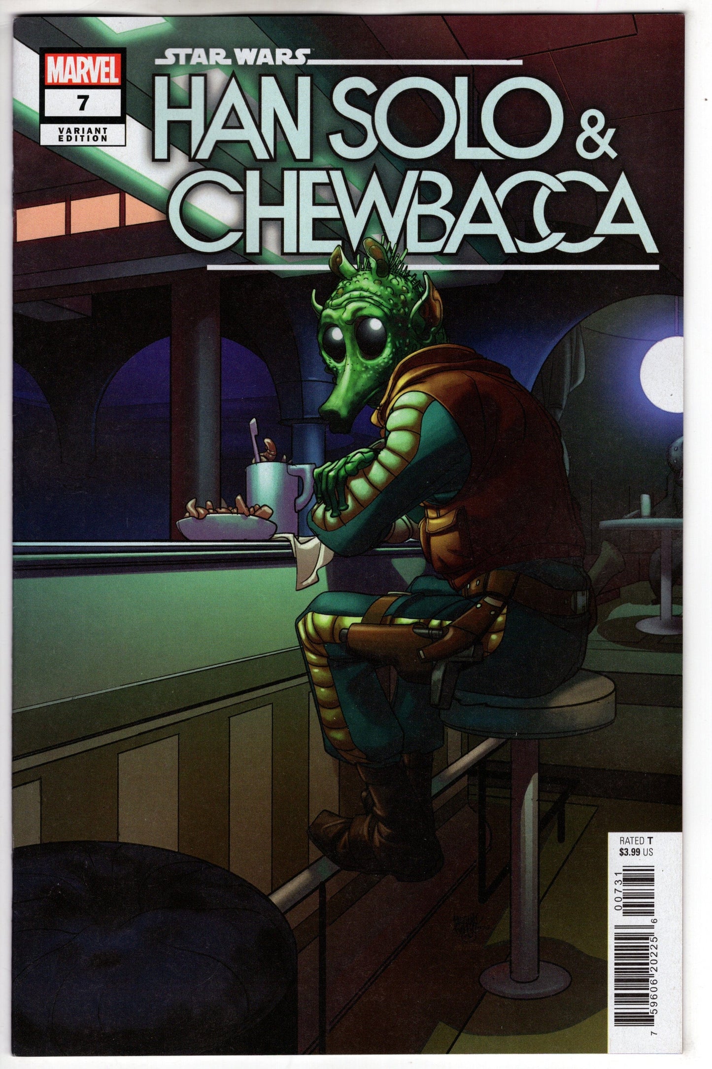 MARVEL PRH COMIC BOOK STAR WARS HAN SOLO CHEWBACCA #7 FERRY VARIANT