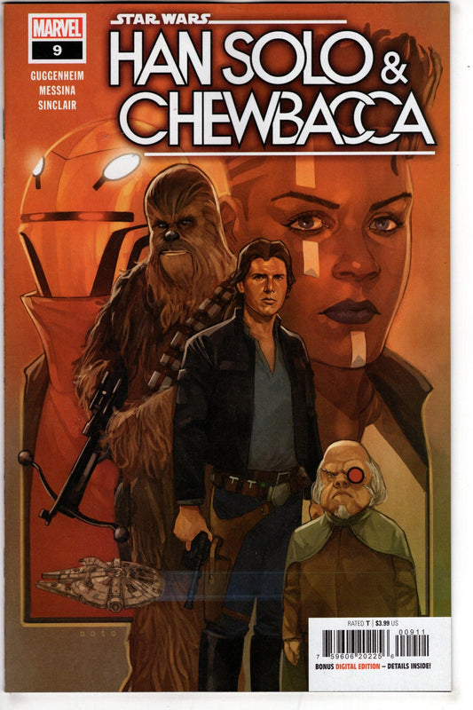 MARVEL PRH COMIC BOOK STAR WARS HAN SOLO CHEWBACCA #9