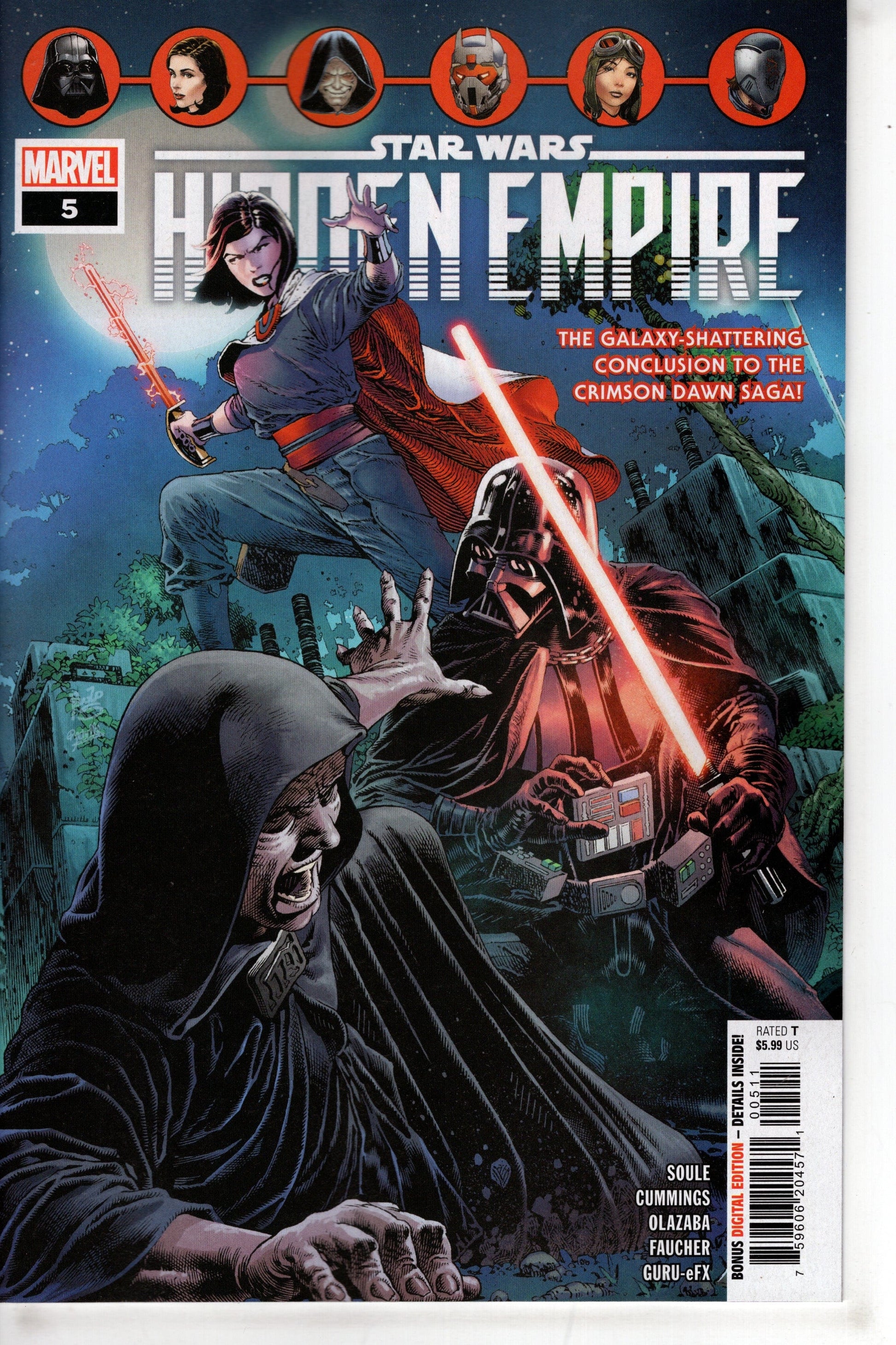 MARVEL PRH COMIC BOOK STAR WARS HIDDEN EMPIRE #5 (OF 5)