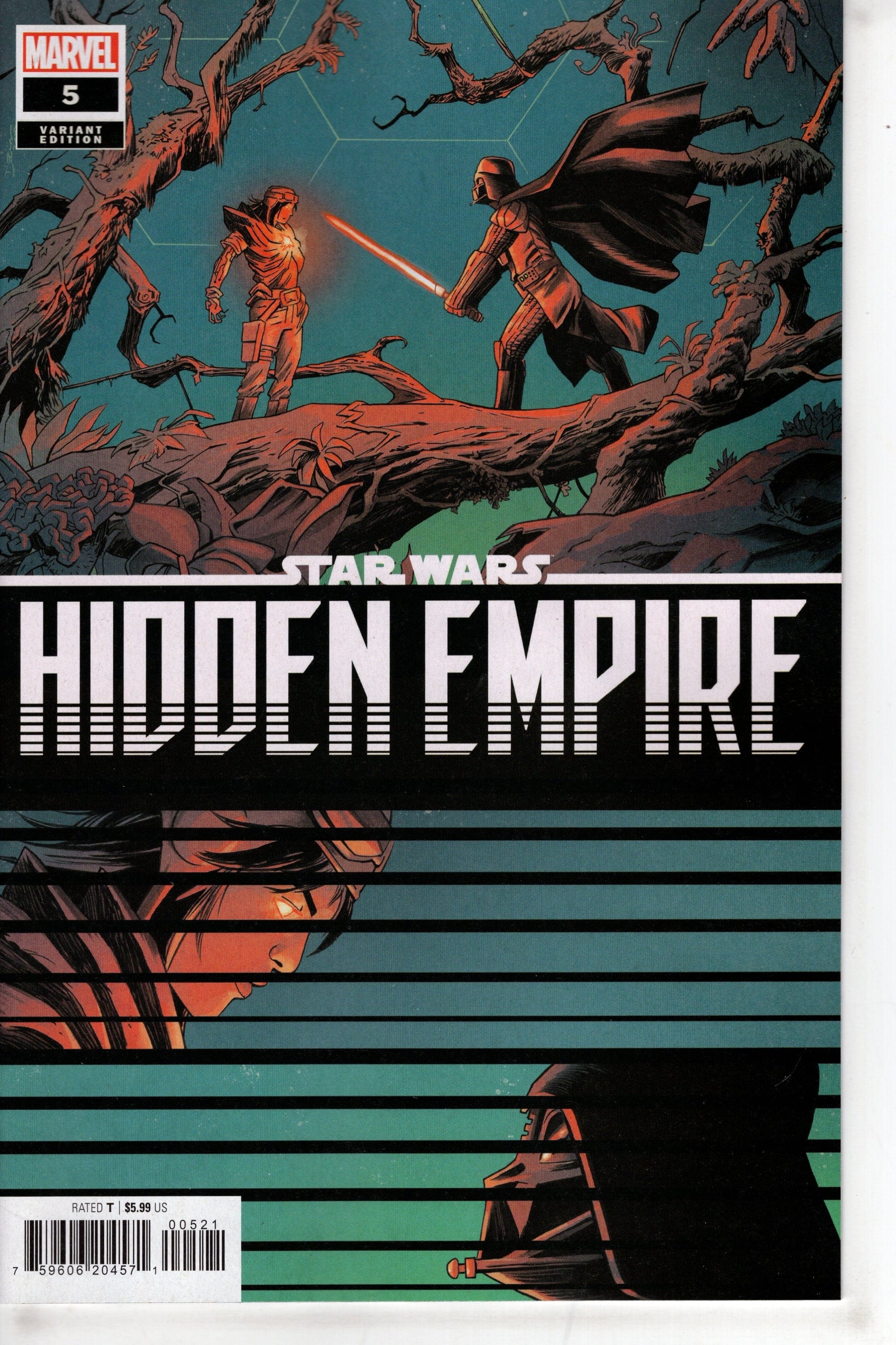 MARVEL PRH COMIC BOOK STAR WARS HIDDEN EMPIRE #5 (OF 5) SHALVEY BATTLE VAR