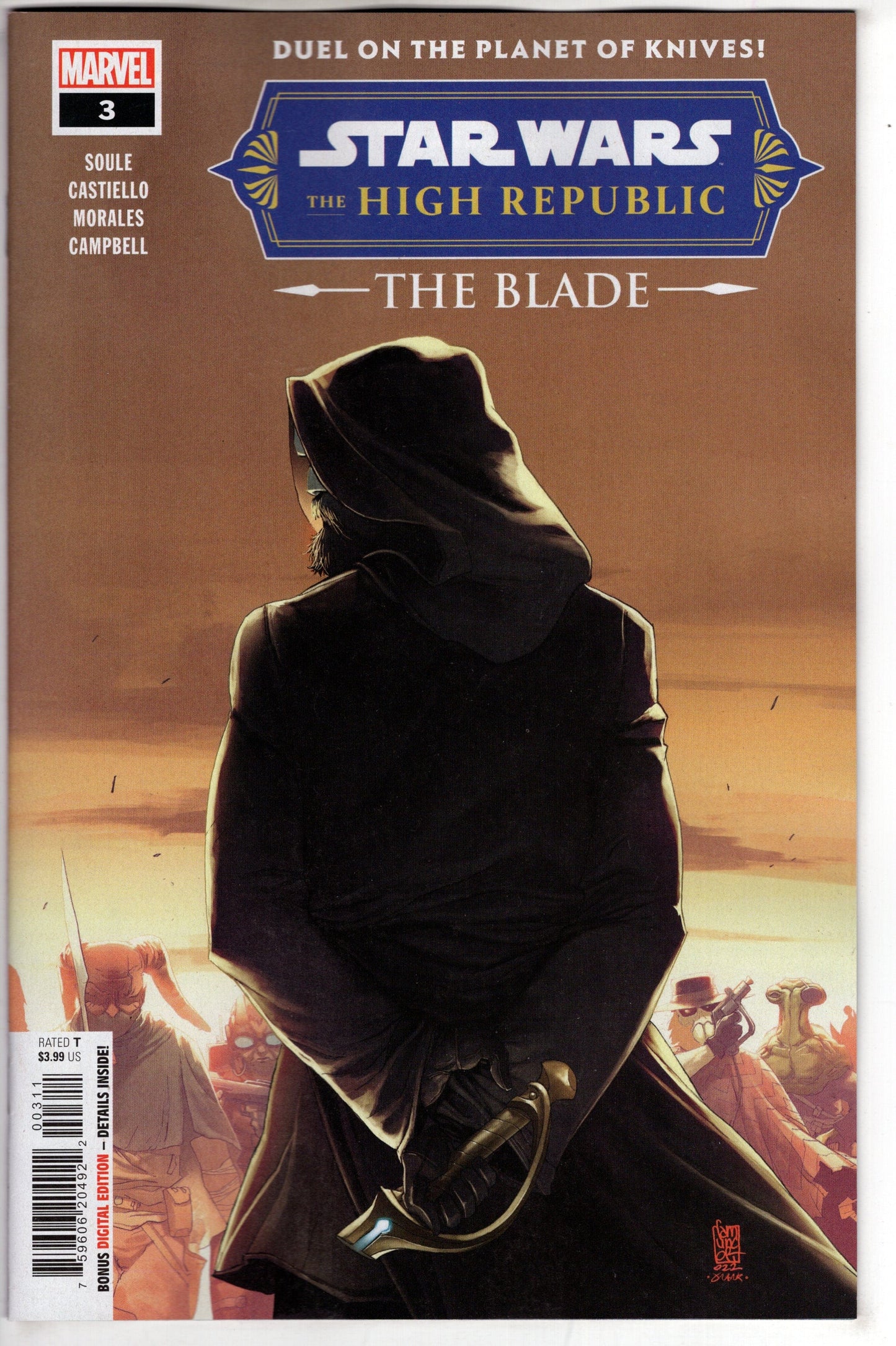 MARVEL PRH COMIC BOOK STAR WARS HIGH REPUBLIC BLADE #3 (OF 4)