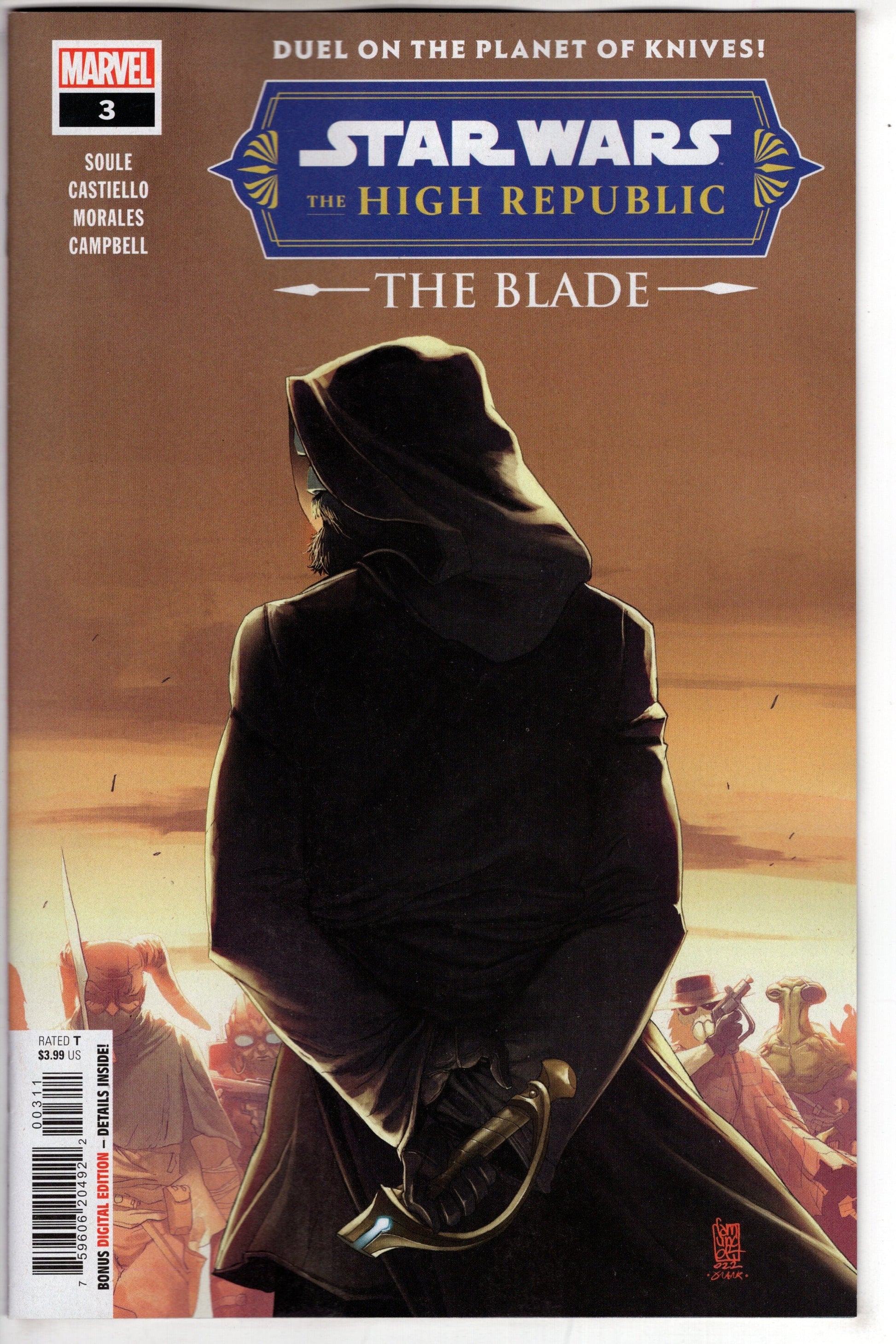 MARVEL PRH COMIC BOOK STAR WARS HIGH REPUBLIC BLADE #3 (OF 4)