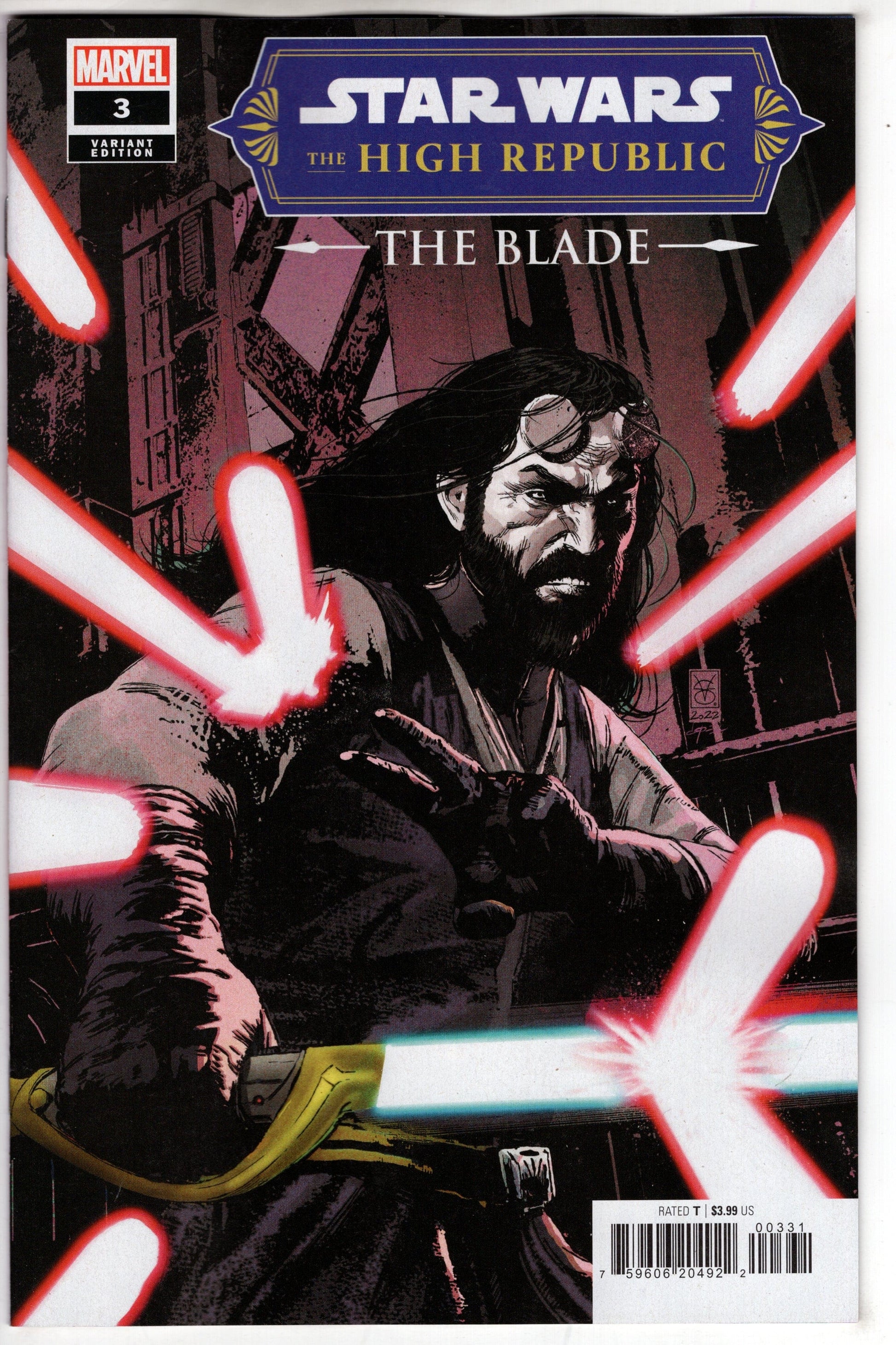 MARVEL PRH COMIC BOOK STAR WARS HIGH REPUBLIC BLADE #3 (OF 4) GIANGIORDANO VAR