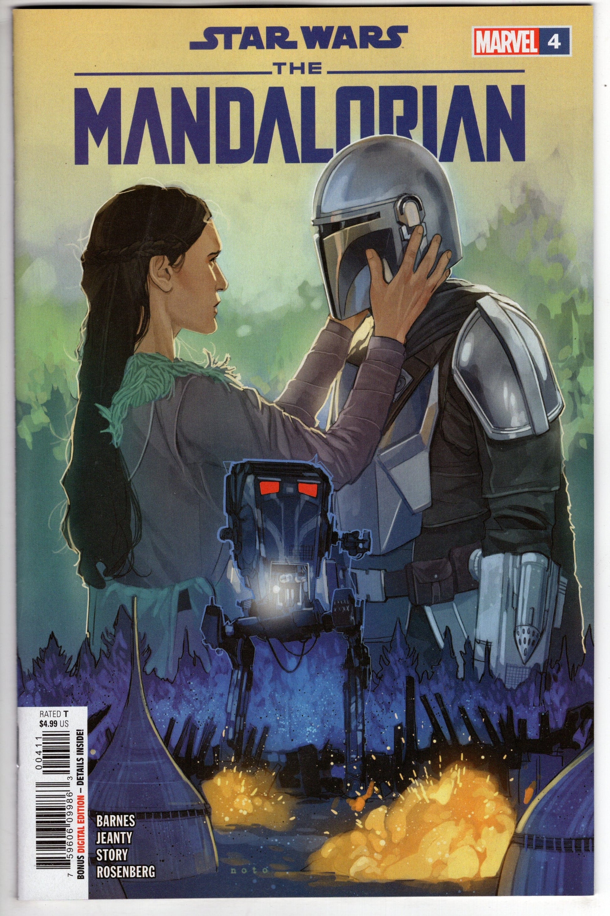 MARVEL PRH COMIC BOOK STAR WARS MANDALORIAN #4