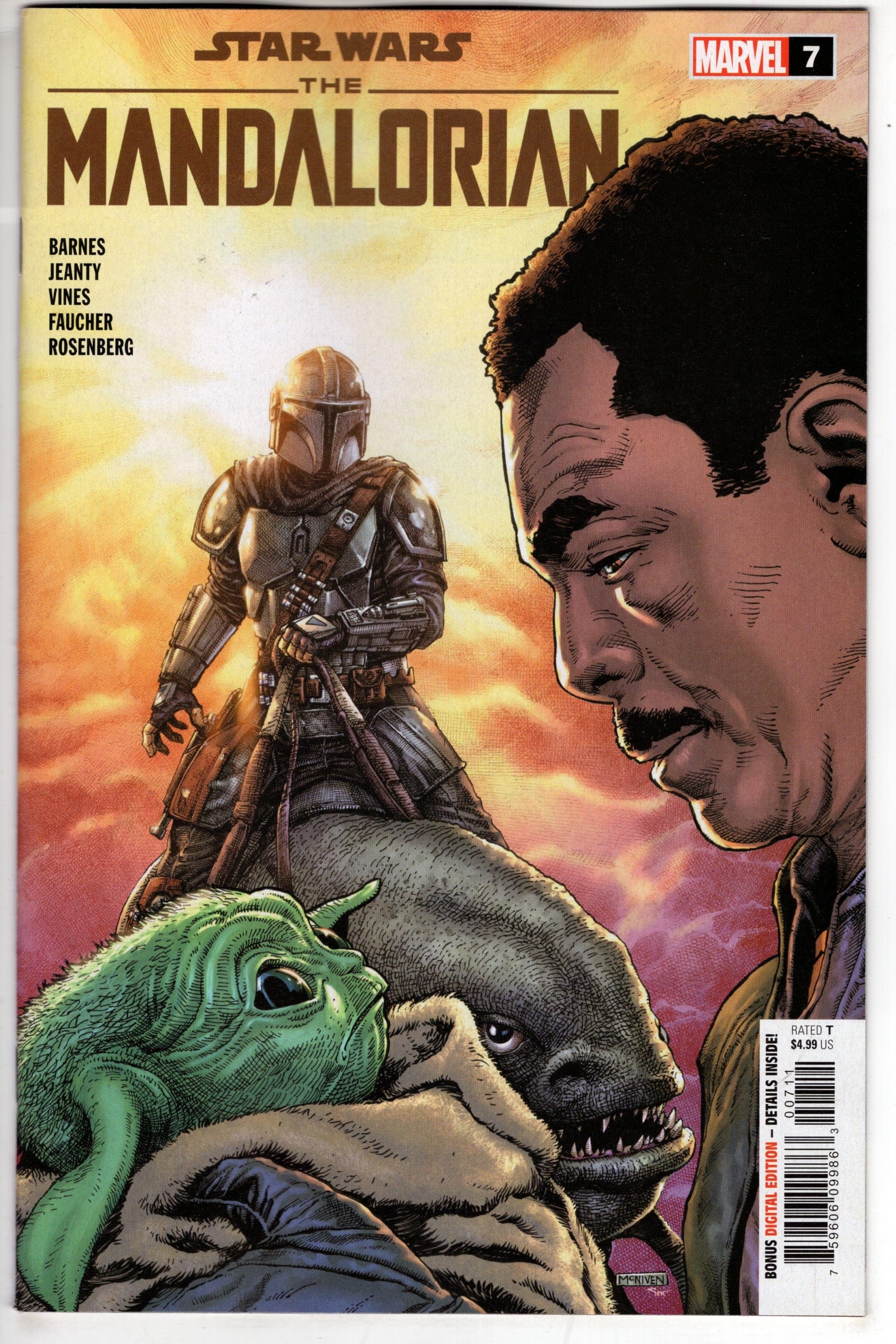 MARVEL PRH COMIC BOOK STAR WARS MANDALORIAN #7