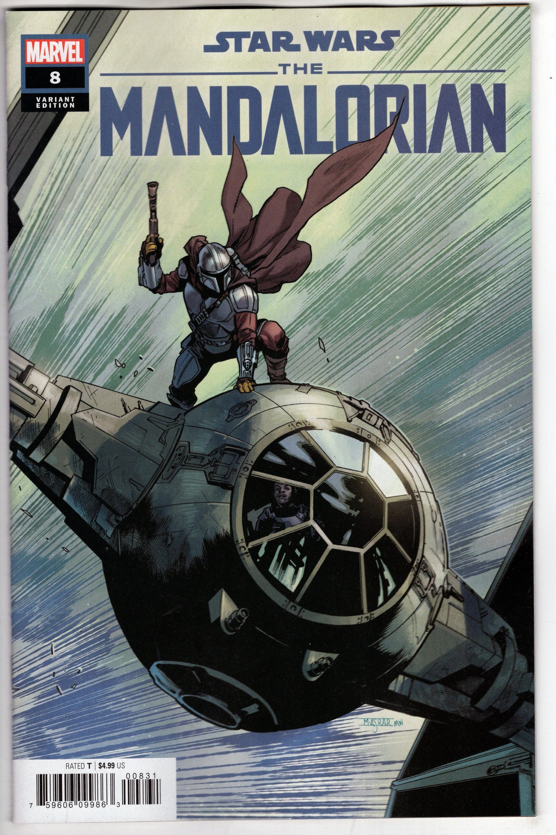 MARVEL PRH COMIC BOOK STAR WARS MANDALORIAN #8 25 COPY INCV ASRAR VAR