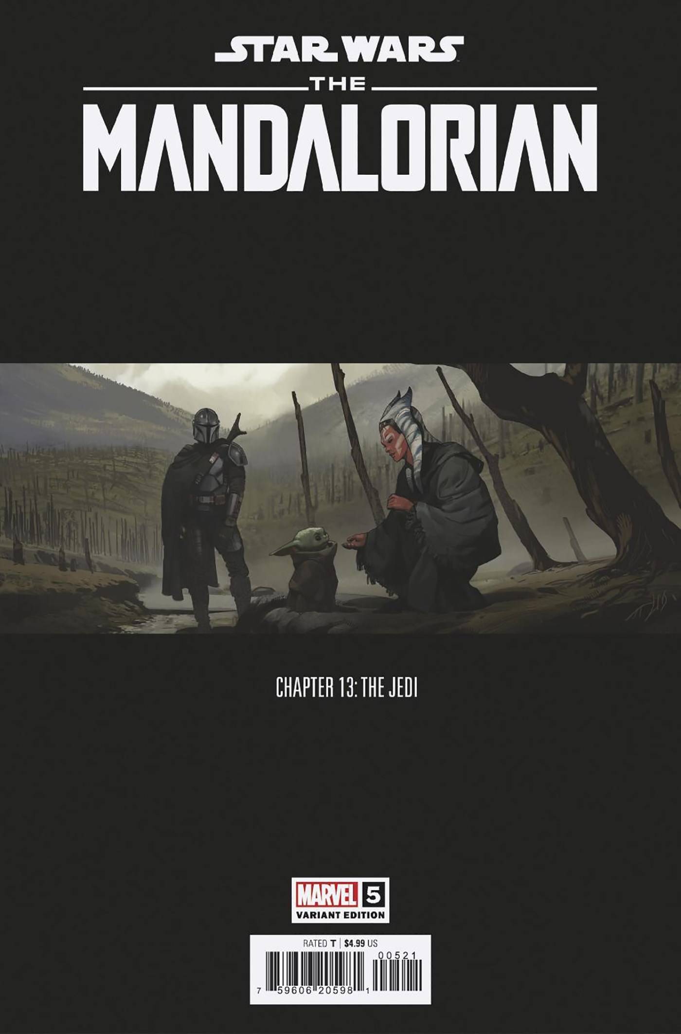 MARVEL PRH COMIC BOOK STAR WARS MANDALORIAN SEASON 2 #5 CONCEPT ART VAR