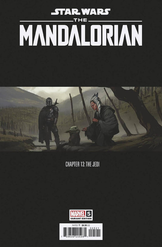 MARVEL PRH COMIC BOOK STAR WARS MANDALORIAN SEASON 2 #5 CONCEPT ART VAR