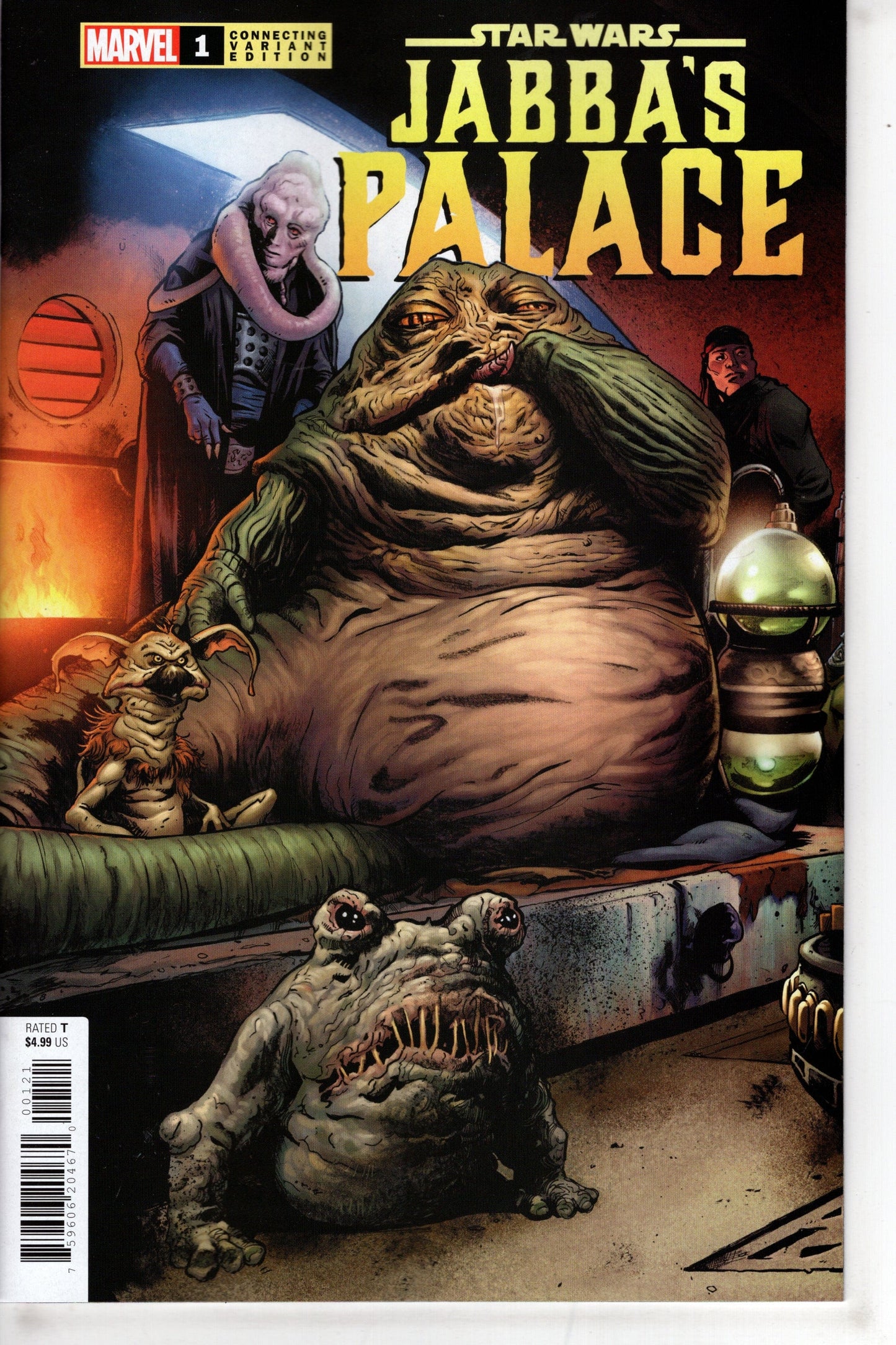 MARVEL PRH COMIC BOOK STAR WARS RETURN OF JEDI JABBAS PALACE #1 CONNECT VAR
