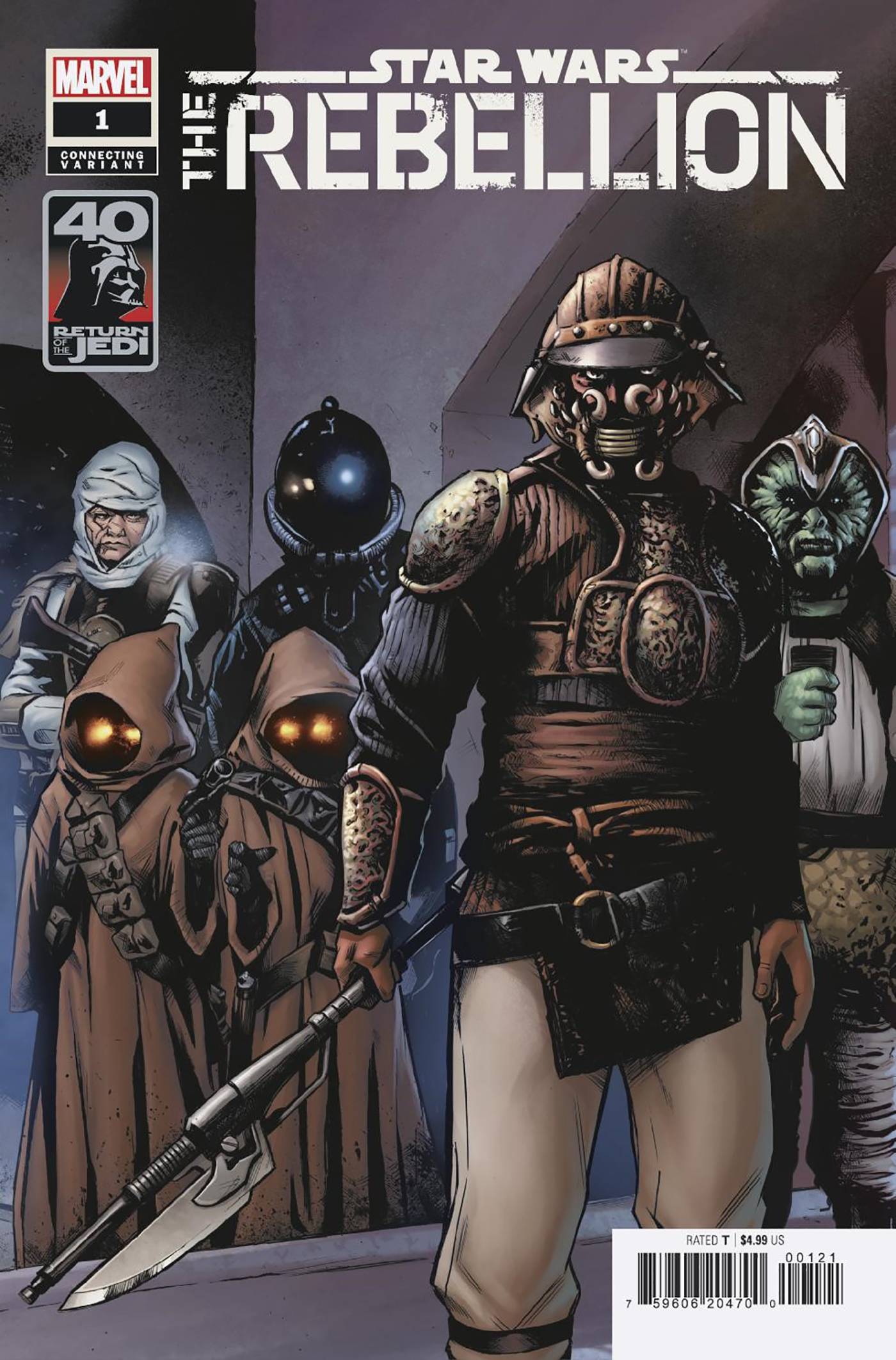 MARVEL PRH COMIC BOOK STAR WARS RETURN OF JEDI REBELLION #1 GARBETT CONNECTING VAR