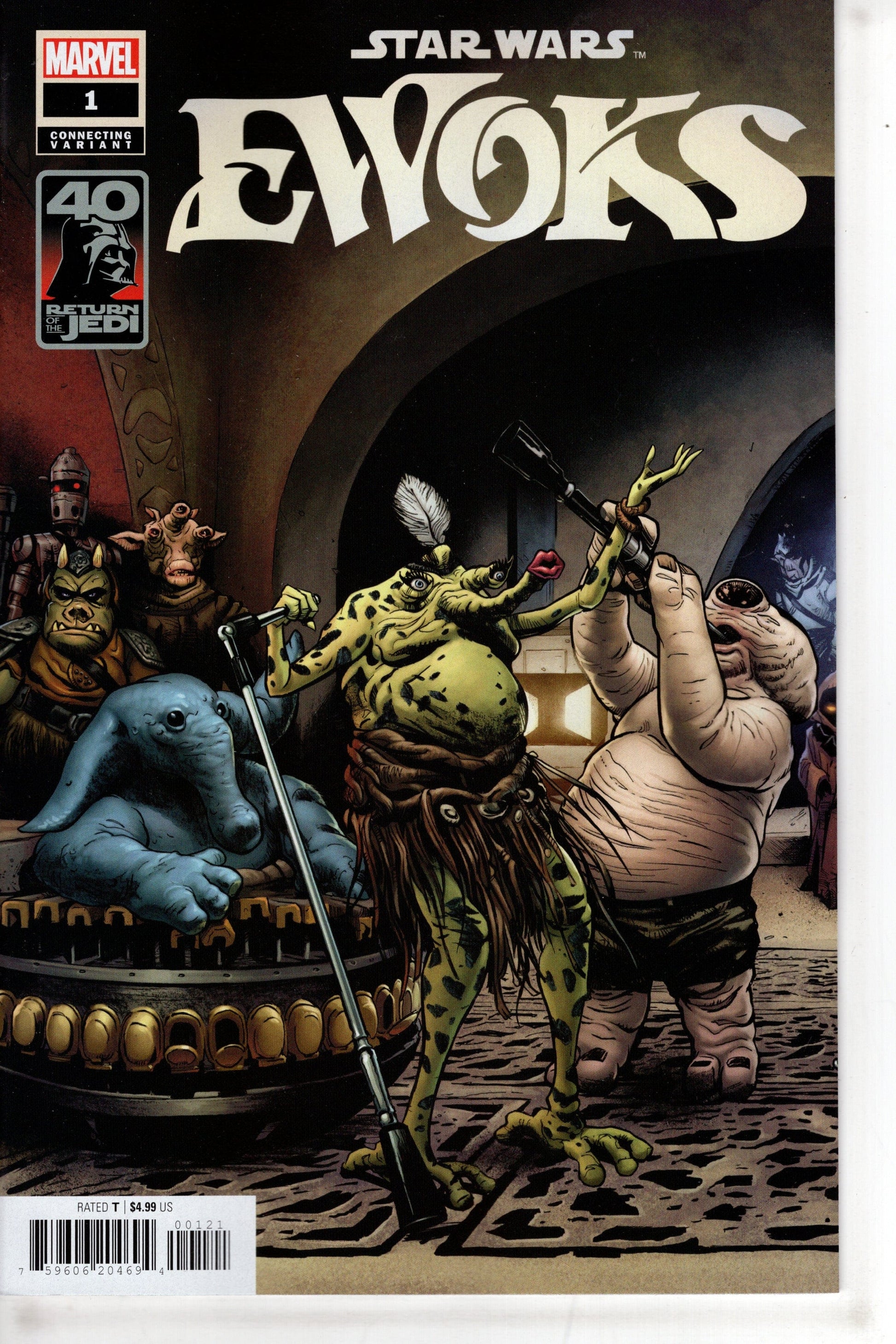 MARVEL PRH COMIC BOOK STAR WARS RETURN OF THE JEDI EWOKS #1 GARBETT CONNECTING VAR