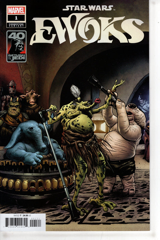 MARVEL PRH COMIC BOOK STAR WARS RETURN OF THE JEDI EWOKS #1 GARBETT CONNECTING VAR