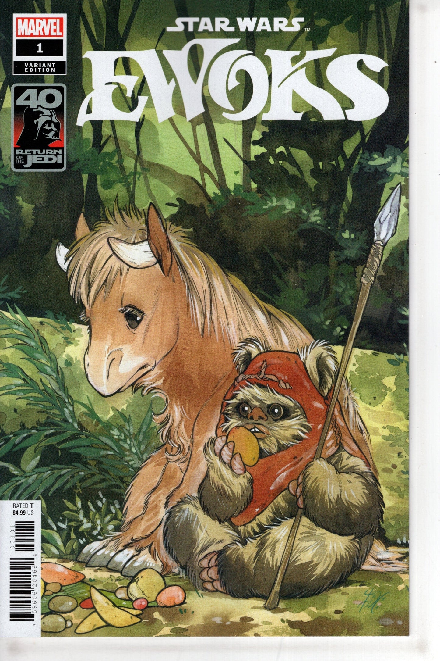 MARVEL PRH COMIC BOOK STAR WARS RETURN OF THE JEDI EWOKS #1 MOMOKO VAR
