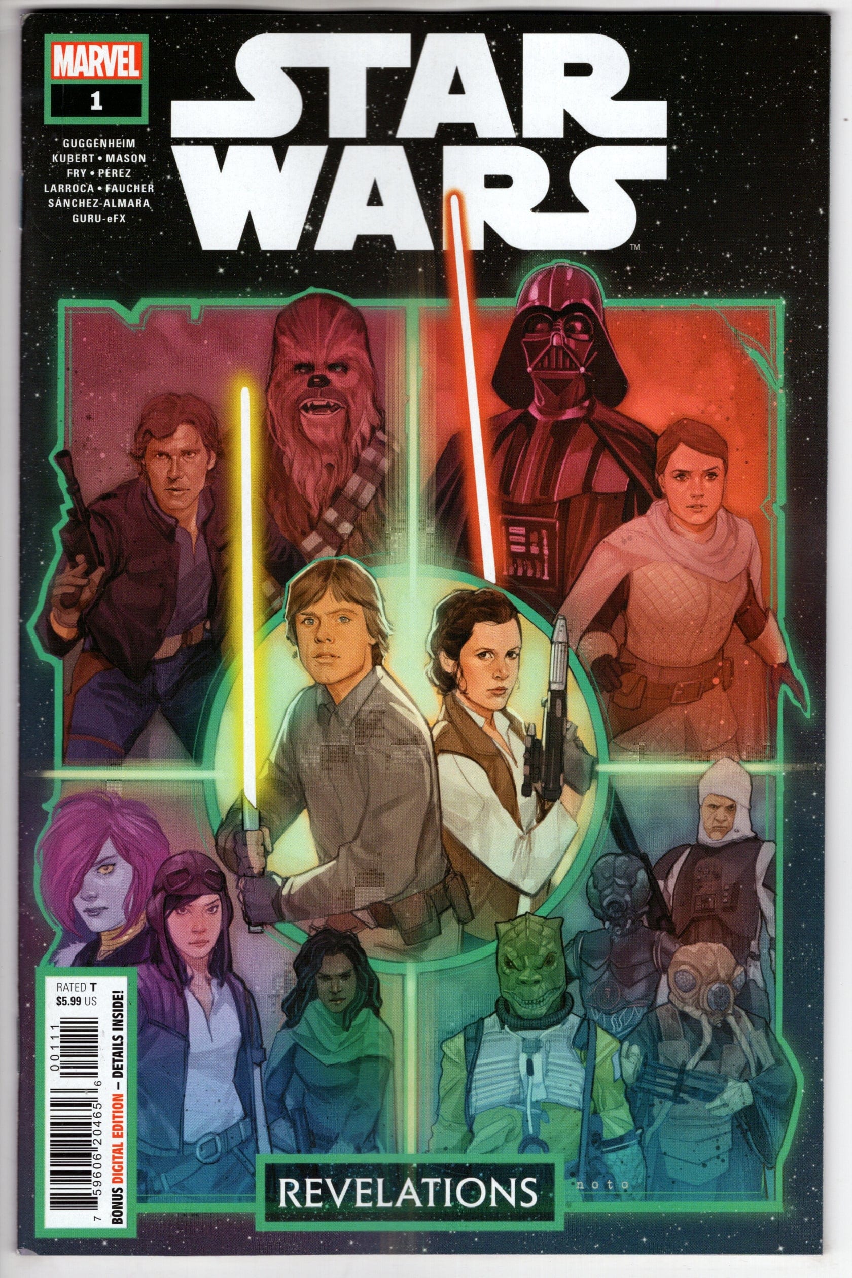 MARVEL PRH COMIC BOOK STAR WARS REVELATIONS #1