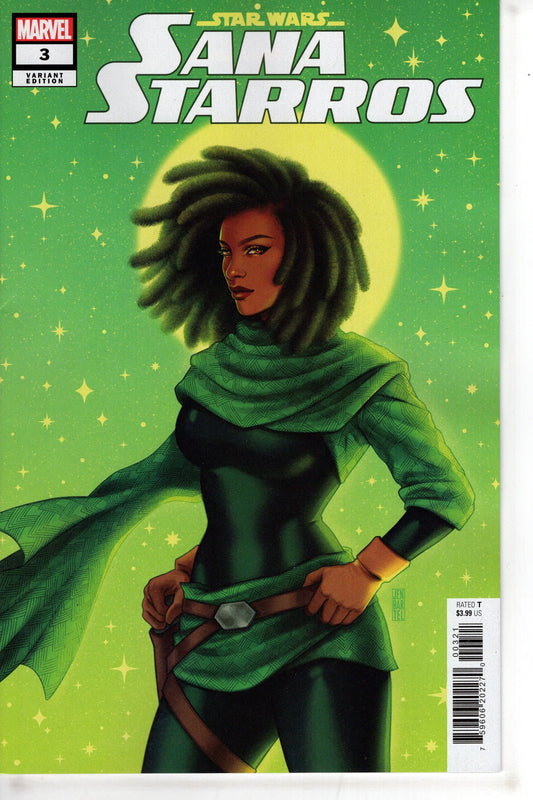 MARVEL PRH COMIC BOOK STAR WARS SANA STARROS #3 BARTEL VAR