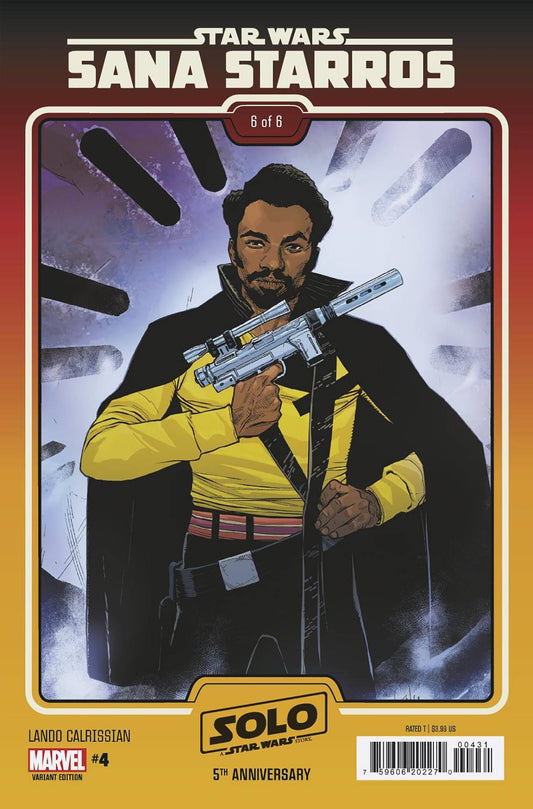 MARVEL PRH COMIC BOOK STAR WARS SANA STARROS #4 YU LANDO SOLO 5TH ANNIV MOVIE VAR