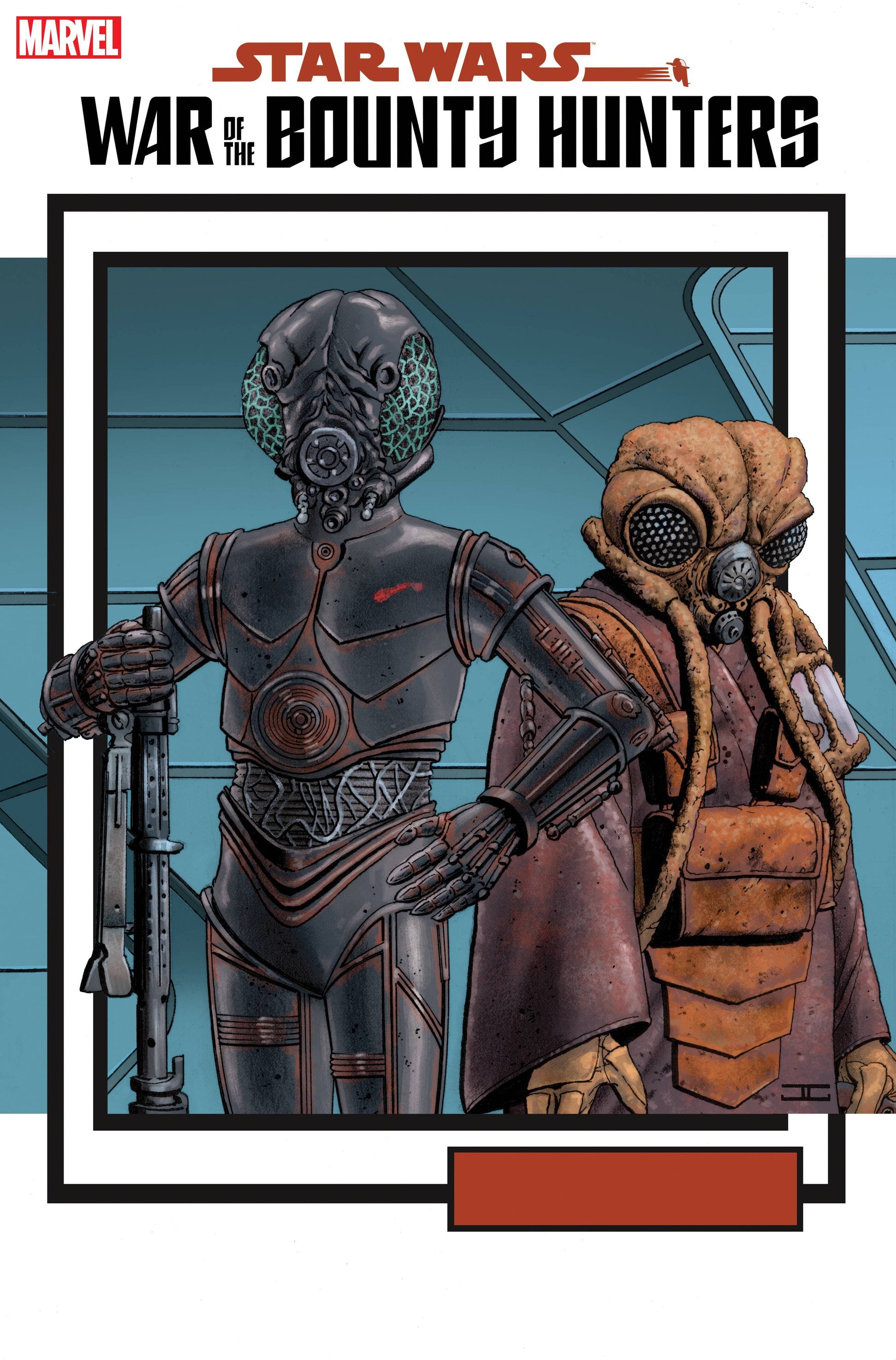 MARVEL PRH COMIC BOOK STAR WARS WAR BOUNTY HUNTERS #5 (OF 5) TRADING CARD VARIANT