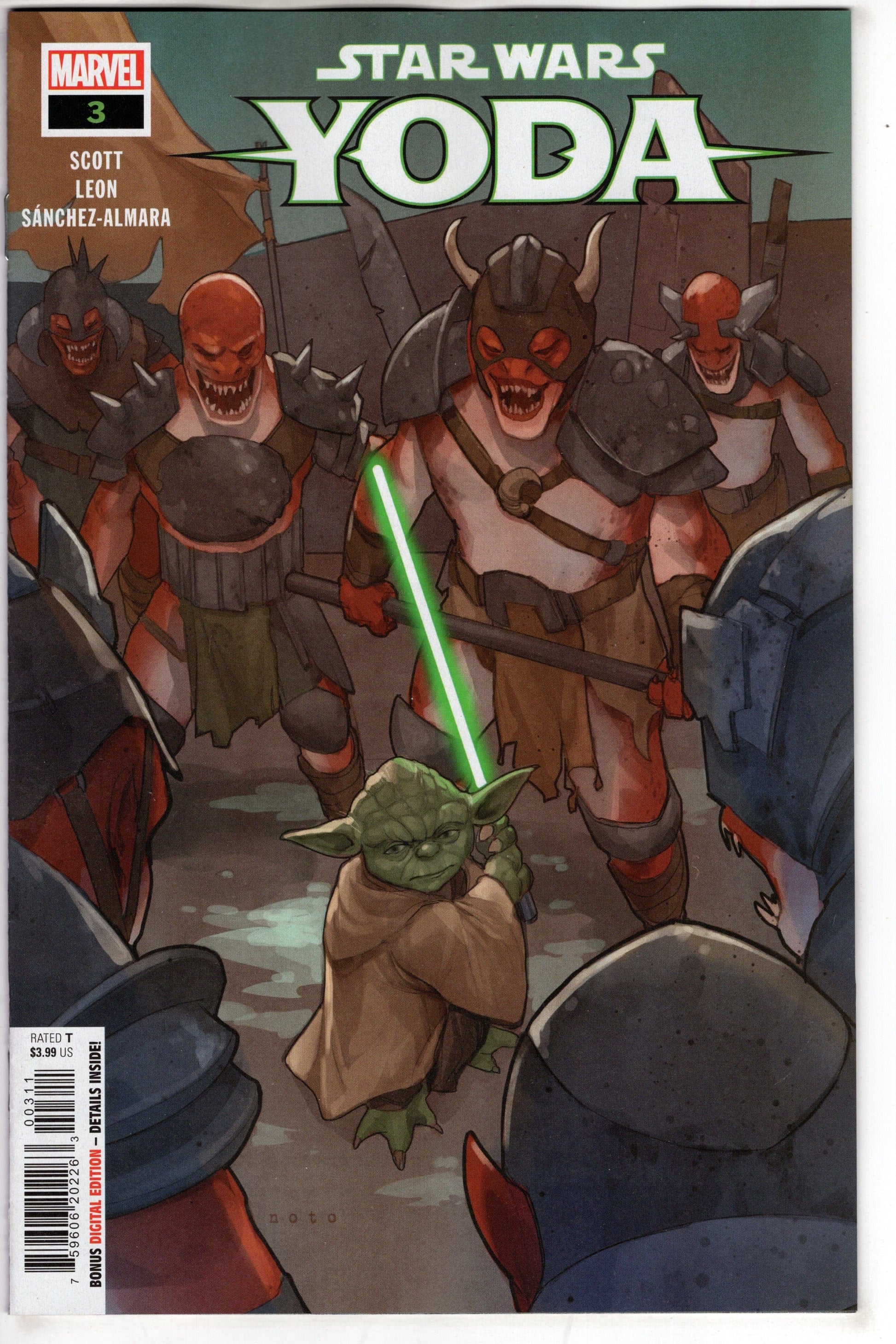 MARVEL PRH COMIC BOOK STAR WARS YODA #3