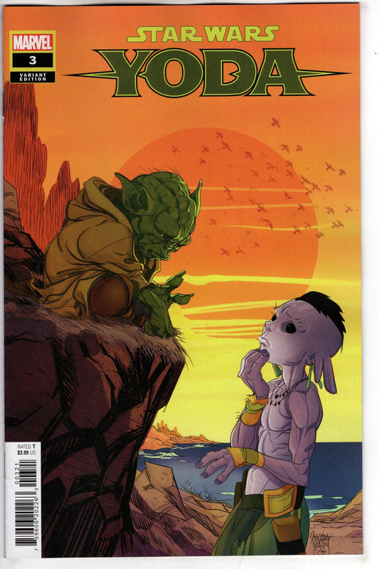 MARVEL PRH COMIC BOOK STAR WARS YODA #3 FERRY VAR