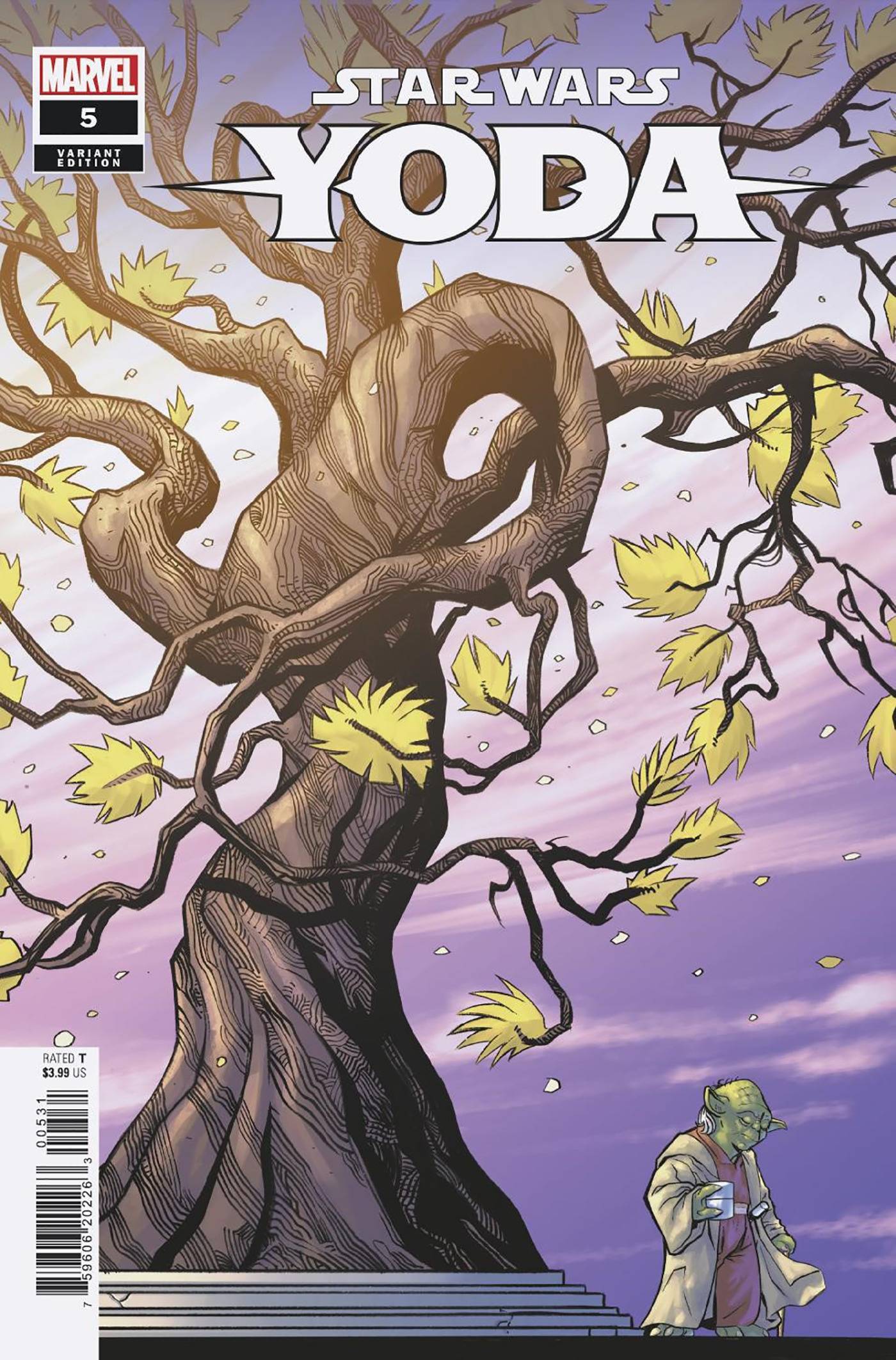 MARVEL PRH COMIC BOOK STAR WARS YODA #5 MESSINA VAR