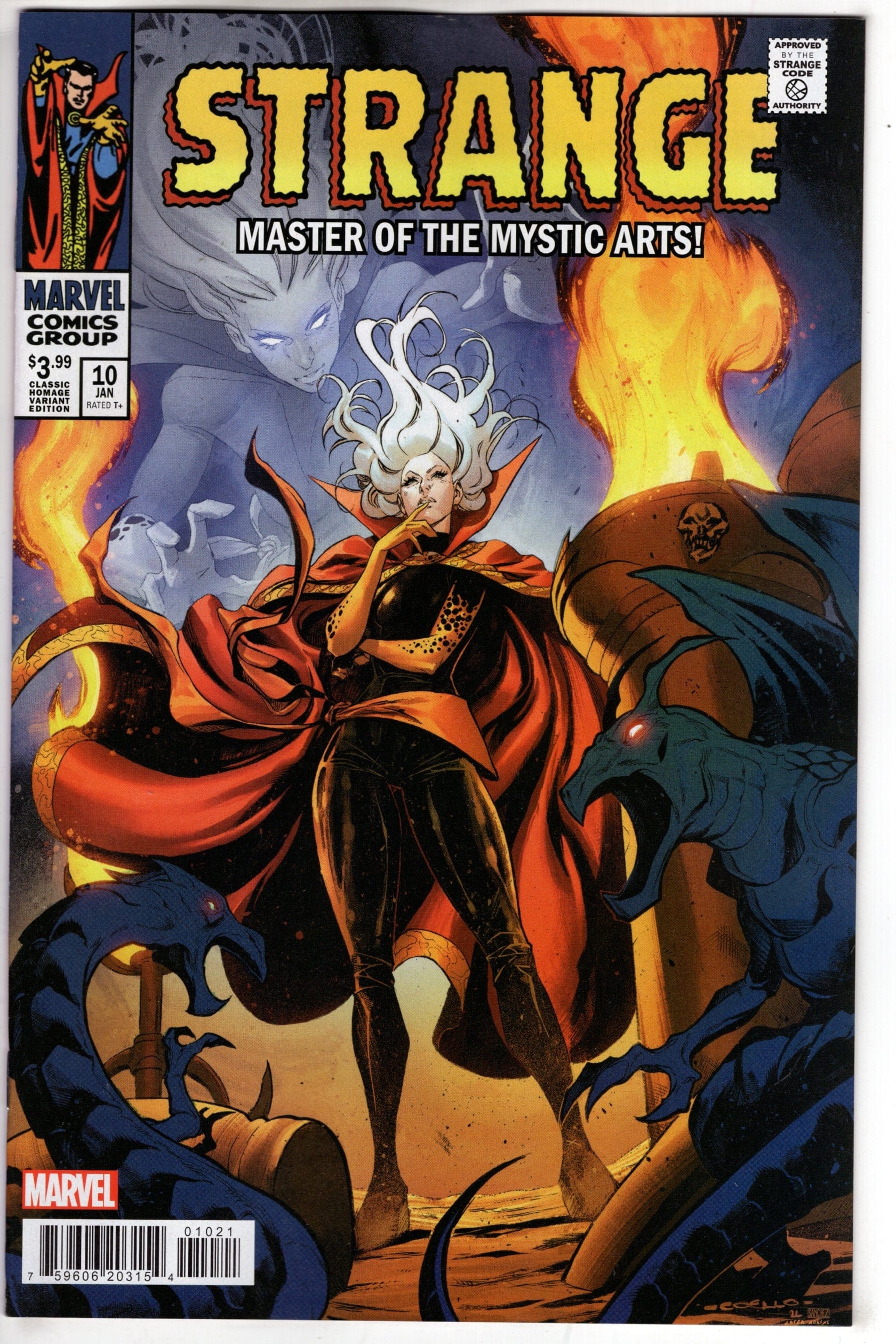 MARVEL PRH COMIC BOOK STRANGE #10 COELLO CLASSIC HOMAGE Variant
