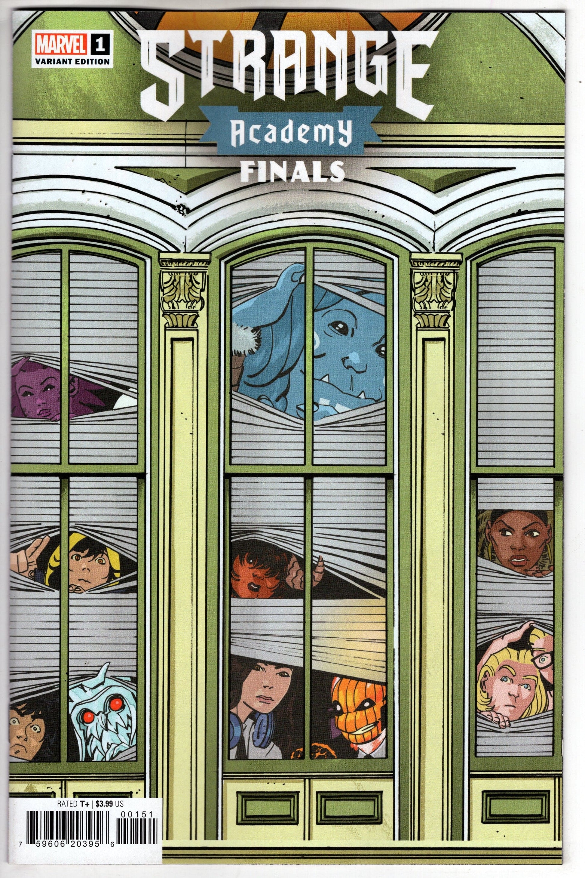 MARVEL PRH COMIC BOOK STRANGE ACADEMY FINALS #1 REILLY WINDOWSHADES VARIANT