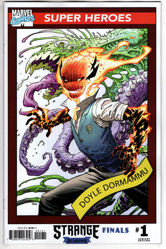 MARVEL PRH COMIC BOOK STRANGE ACADEMY FINALS #1 WEAVER TRADING CARD VARIANT