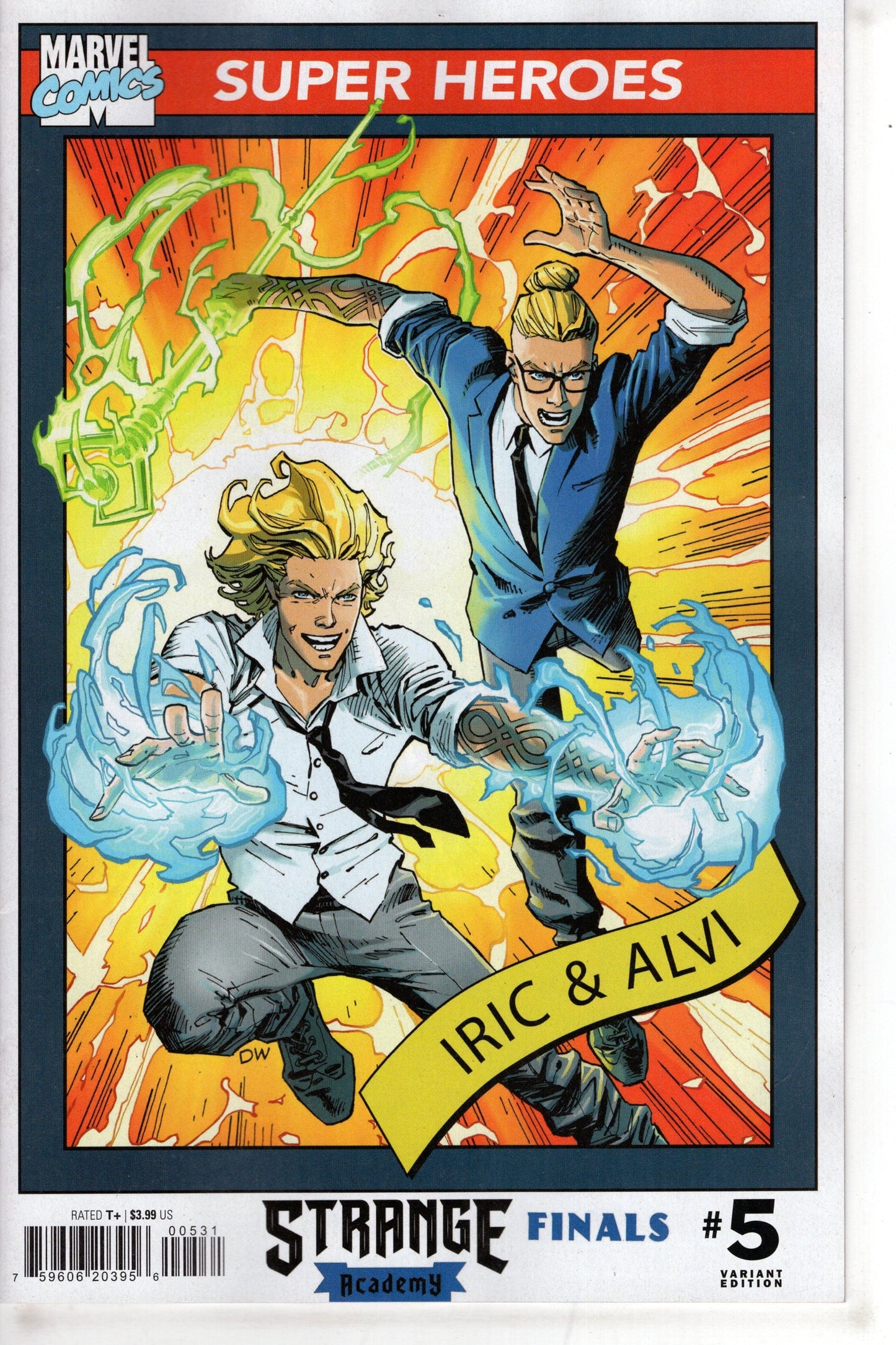 MARVEL PRH COMIC BOOK STRANGE ACADEMY FINALS #5 WEAVER TRADING CARD VAR